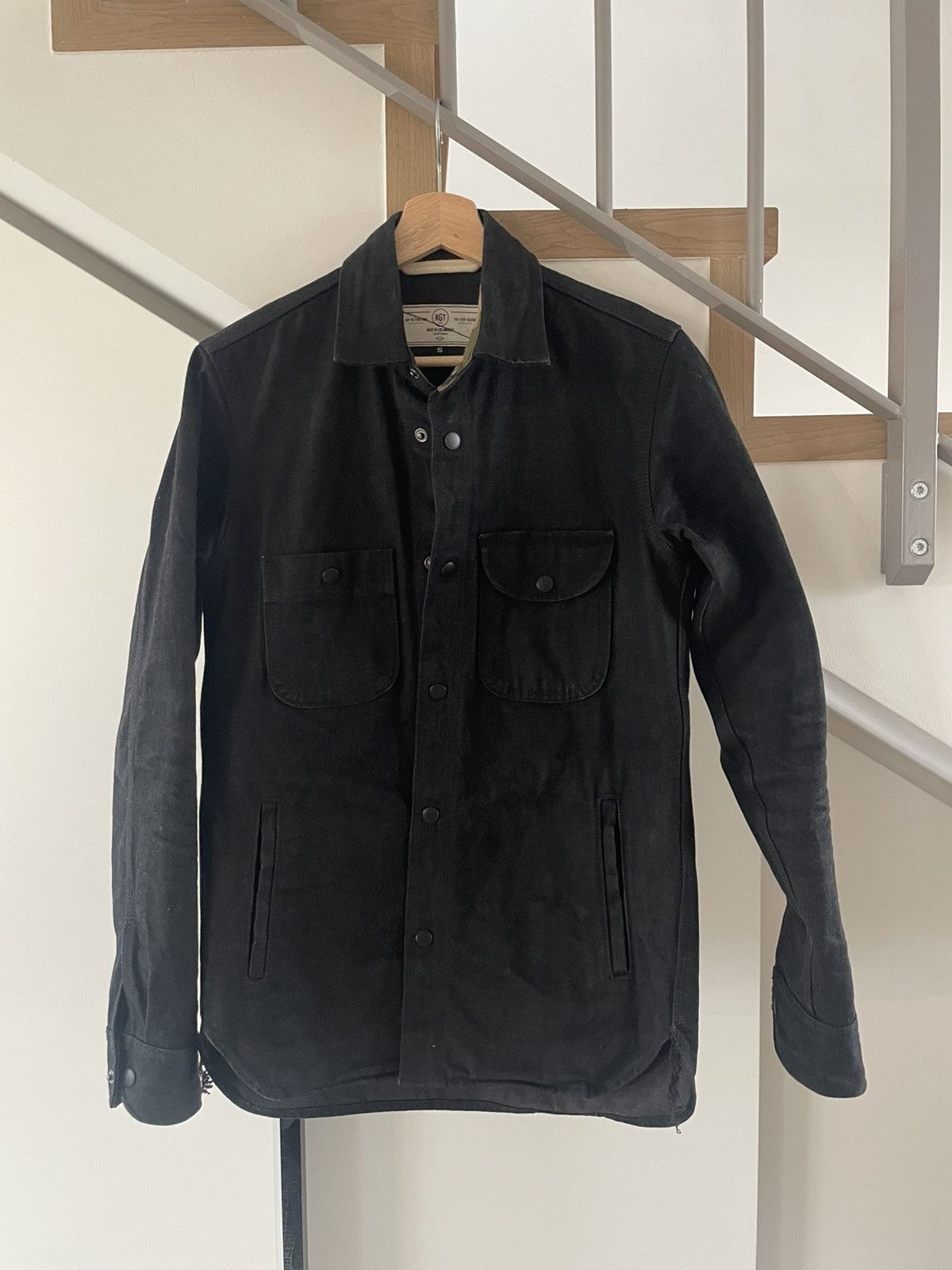 Rogue Territory Rogue Territory Service Shirt Stealth Denim Selvedge 15oz Size US S / EU 44-46 / 1 - 1 Thumbnail