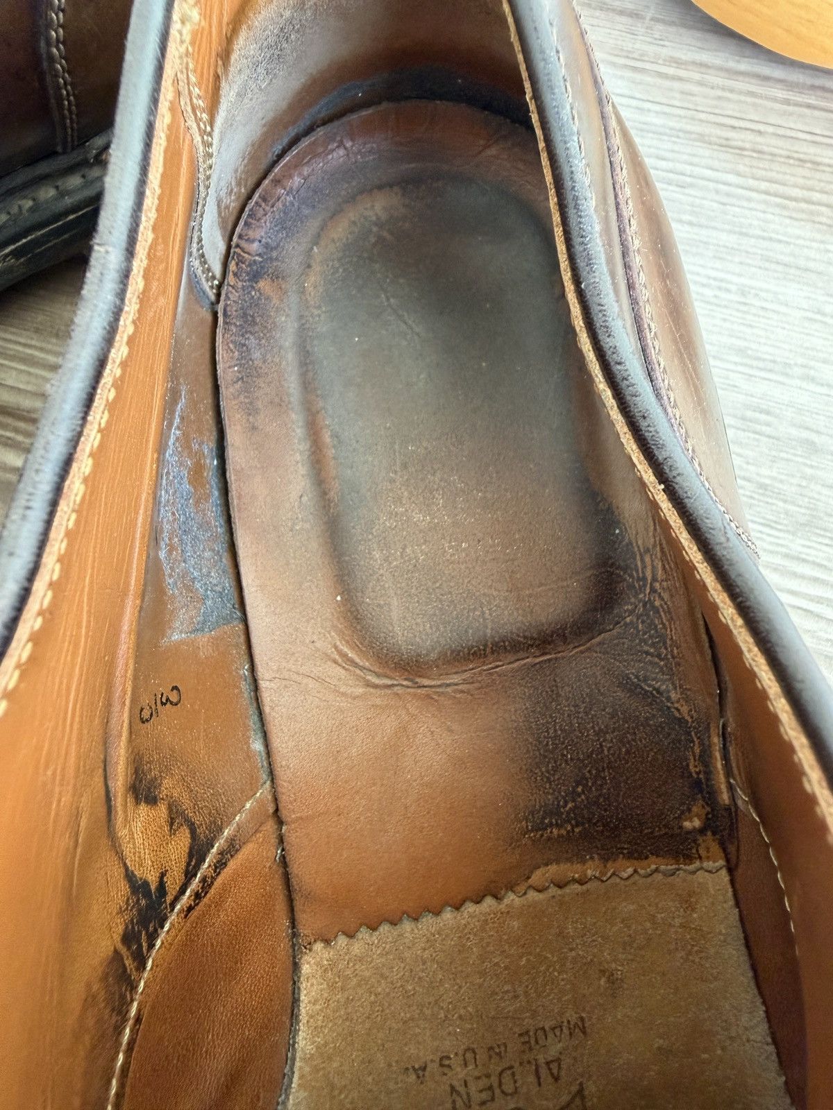 Alden Shell cordovan cap toe derby Size US 9 / EU 42 - 11 Thumbnail