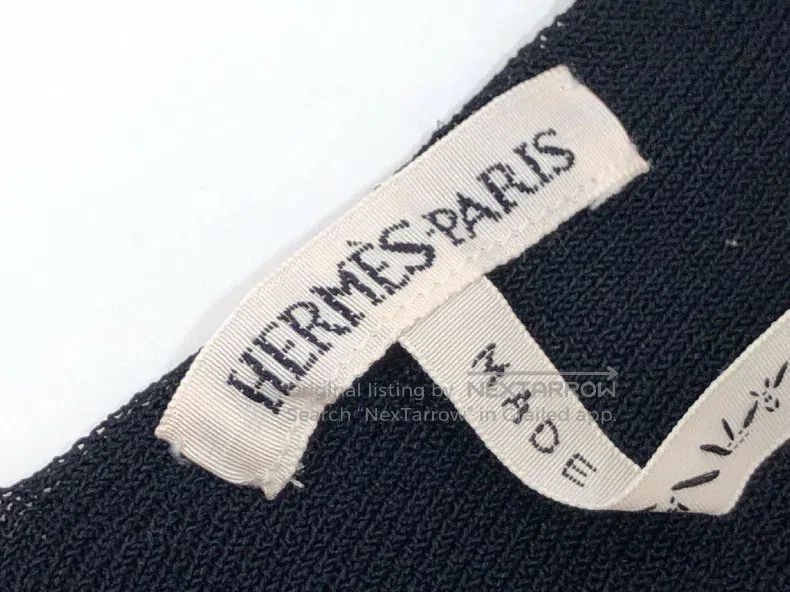Hermes Hermes Knitted deep V little black dress Size S / US 4 / IT 40 - 6 Thumbnail