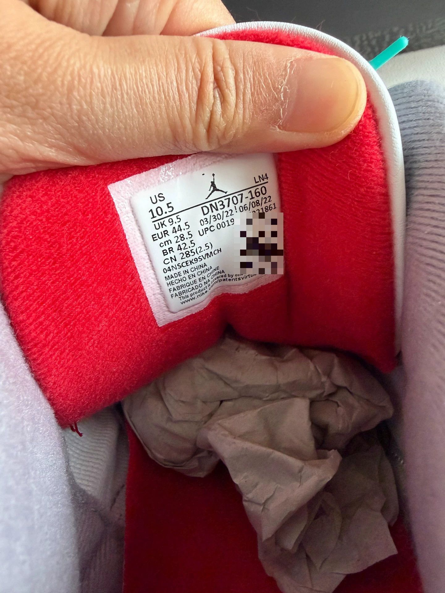 Nike Jordan 3 Retro 'Fire Red' Mid Unisex Basketball Shoe 2022 Size US 10.5 / EU 43-44 - 2 Thumbnail