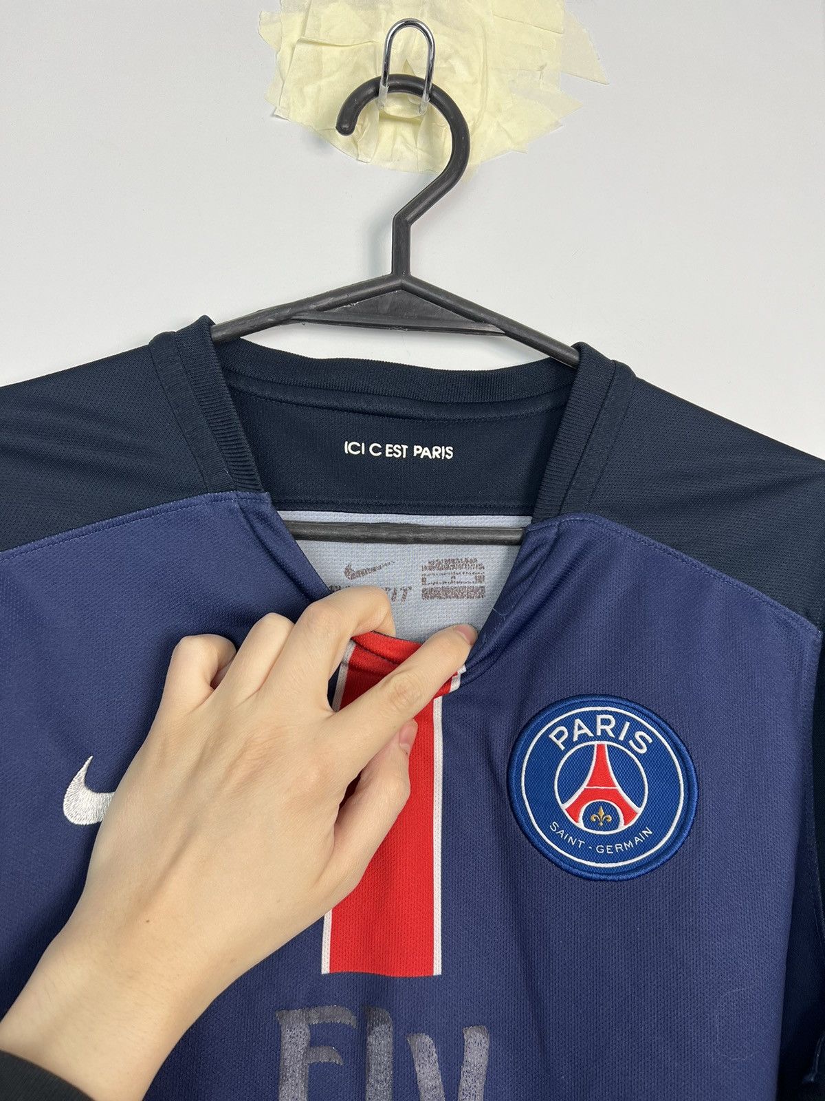 Nike Nike Paris Saint Germain PSG 215/2016 Soccer Jersey Size US S / EU 44-46 / 1 - 2 Thumbnail