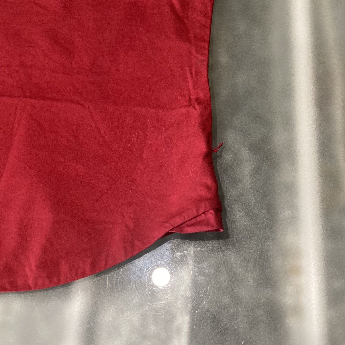 Japanese Brand 1-of-1 Runway Red Cotton Cami Top Japanese Archive Y2K Size S / US 4 / IT 40 - 10 Thumbnail