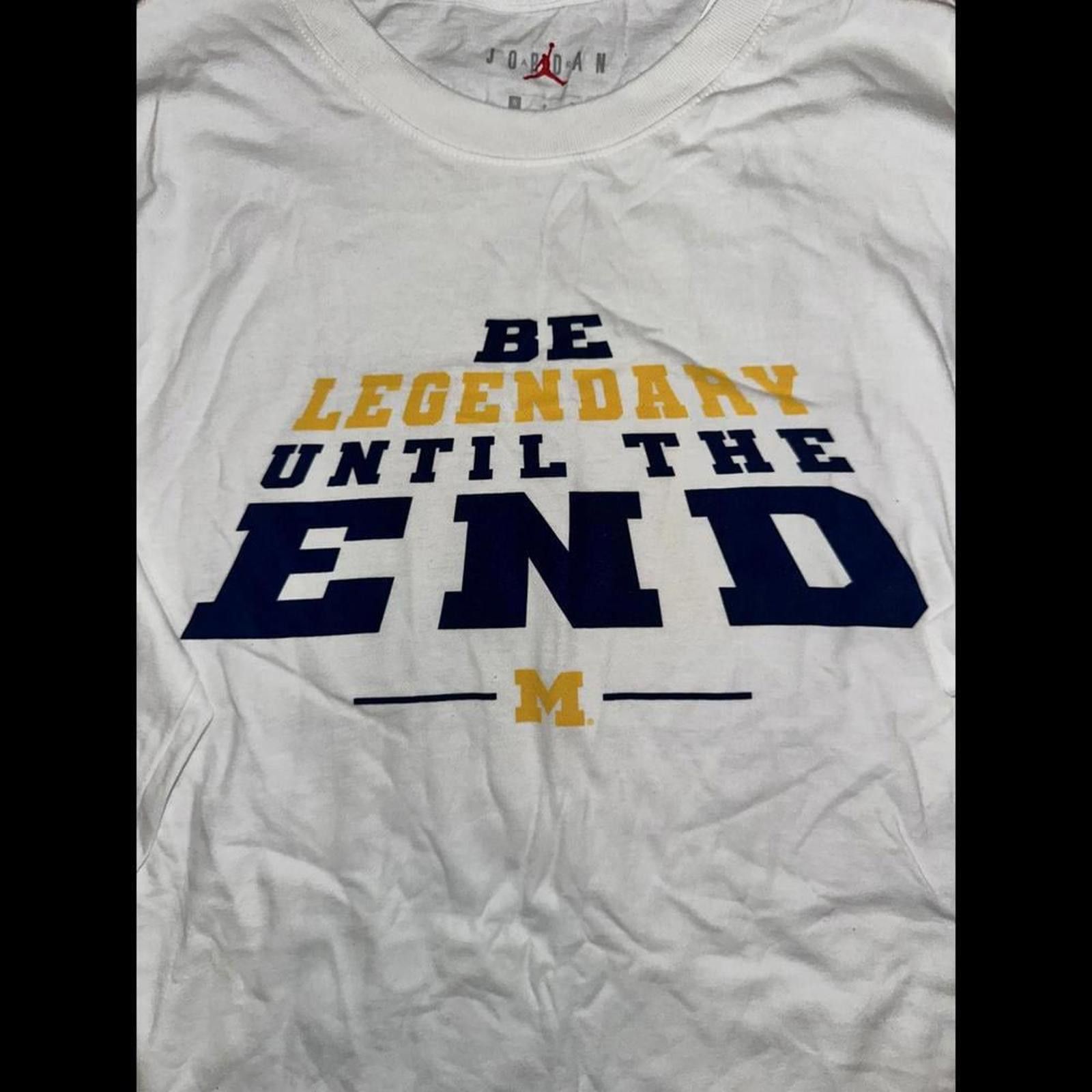 Nike Jordan Jumpman Invitational CYC Michigan Wolverines Long Sleeve Size US XL / EU 56 / 4 - 3 Thumbnail