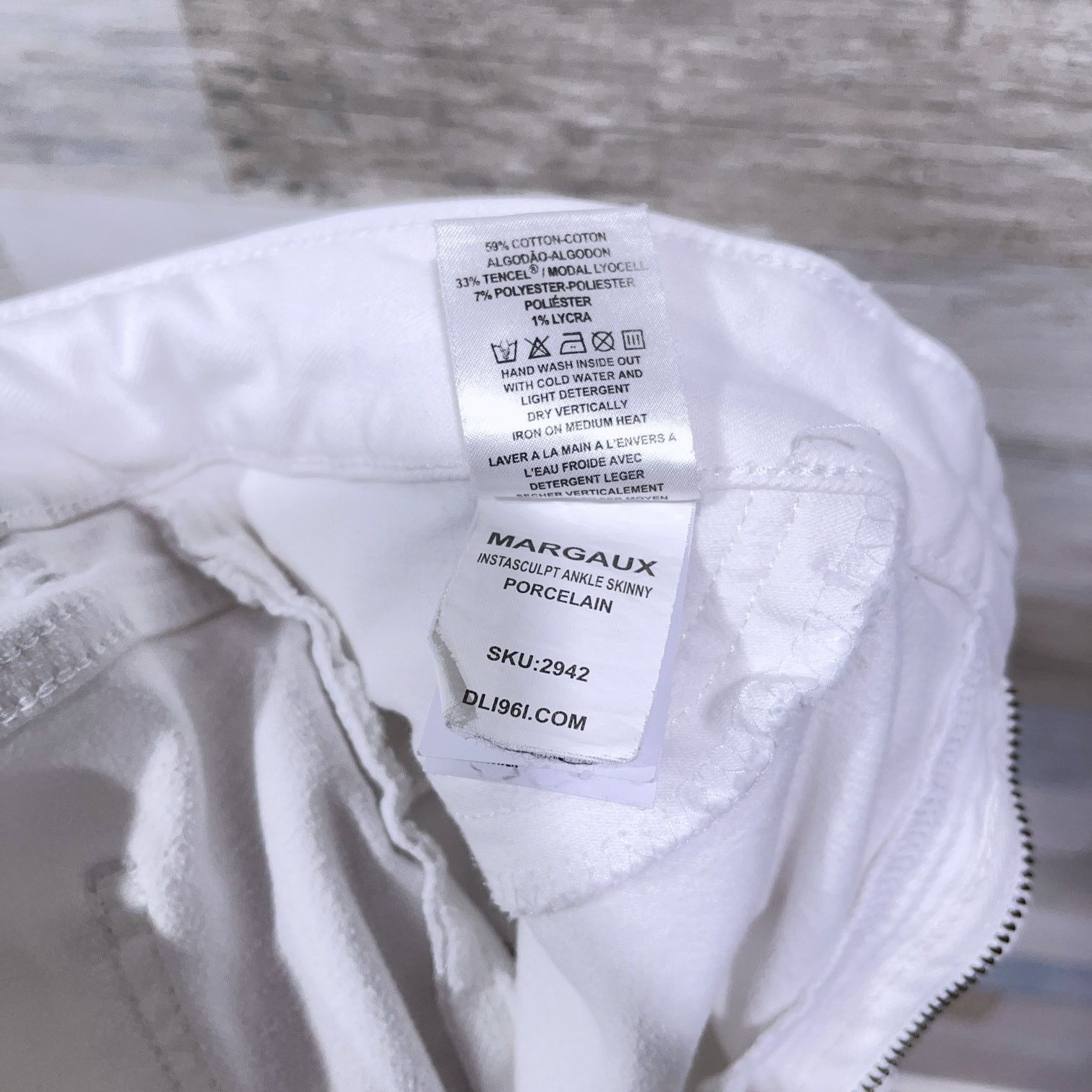 DL1961 DL1961 Margaux Instasculpt Ankle Skinny Jeans White 30 Size 30" / US 8 / IT 44 - 8 Thumbnail