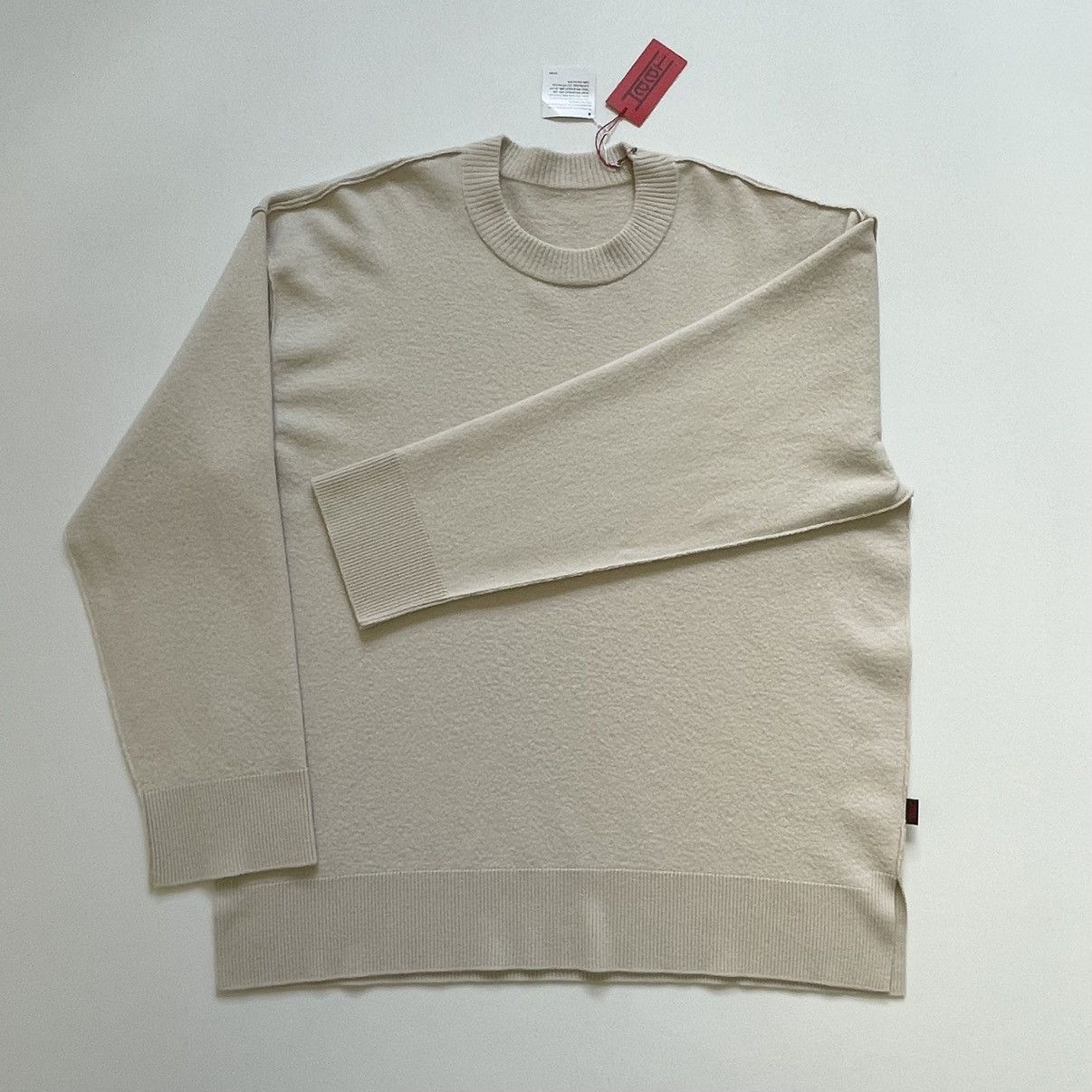 Issey Miyake Cream Wool ‘Inside Out Seams’ Sweater Size US L / EU 52-54 / 3 - 9 Thumbnail