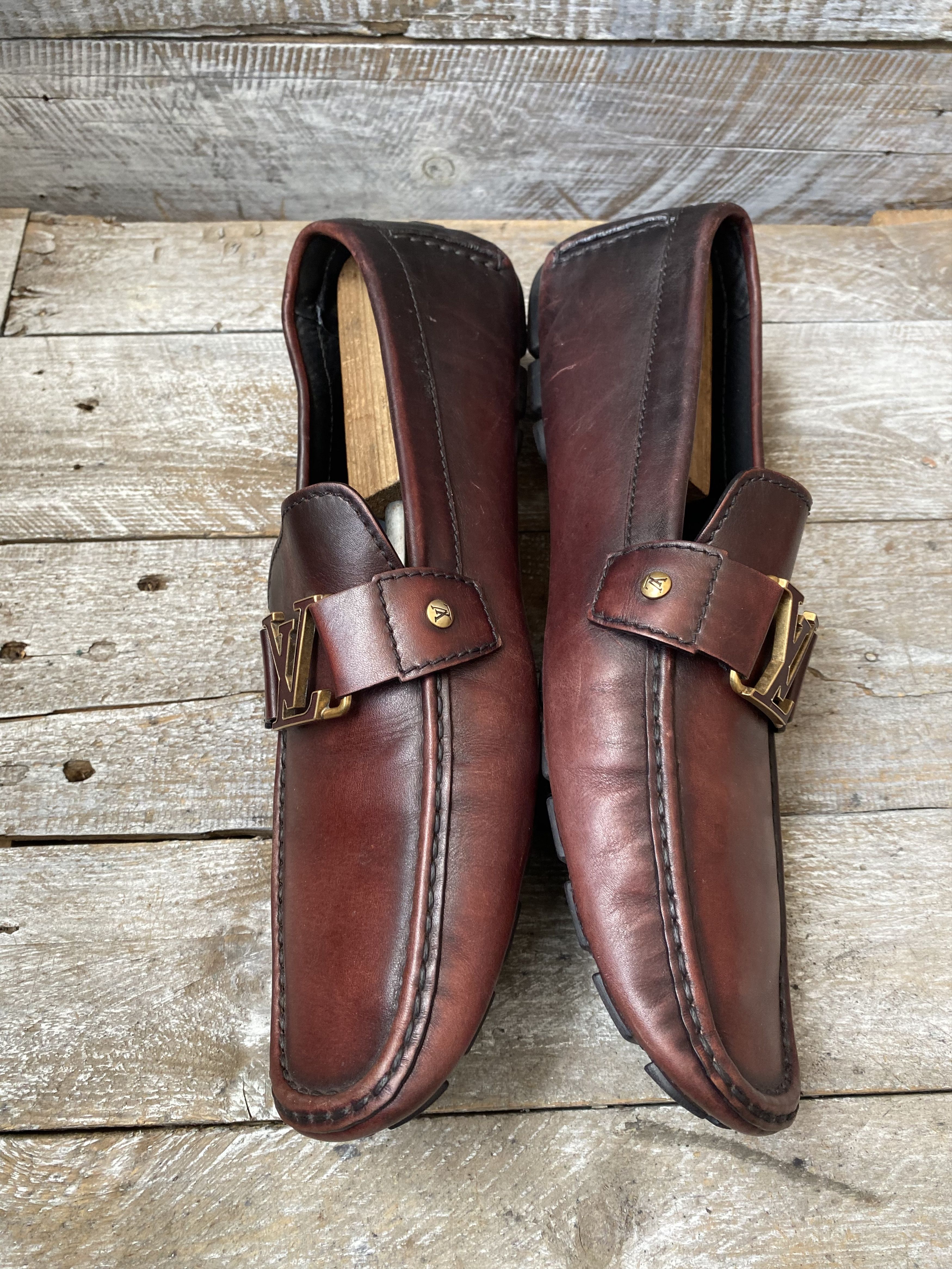 Louis Vuitton Louis vuitton montecarlo logo horsebit loafer slip on uk11.5 Size US 11.5 / EU 44-45 - 12 Thumbnail