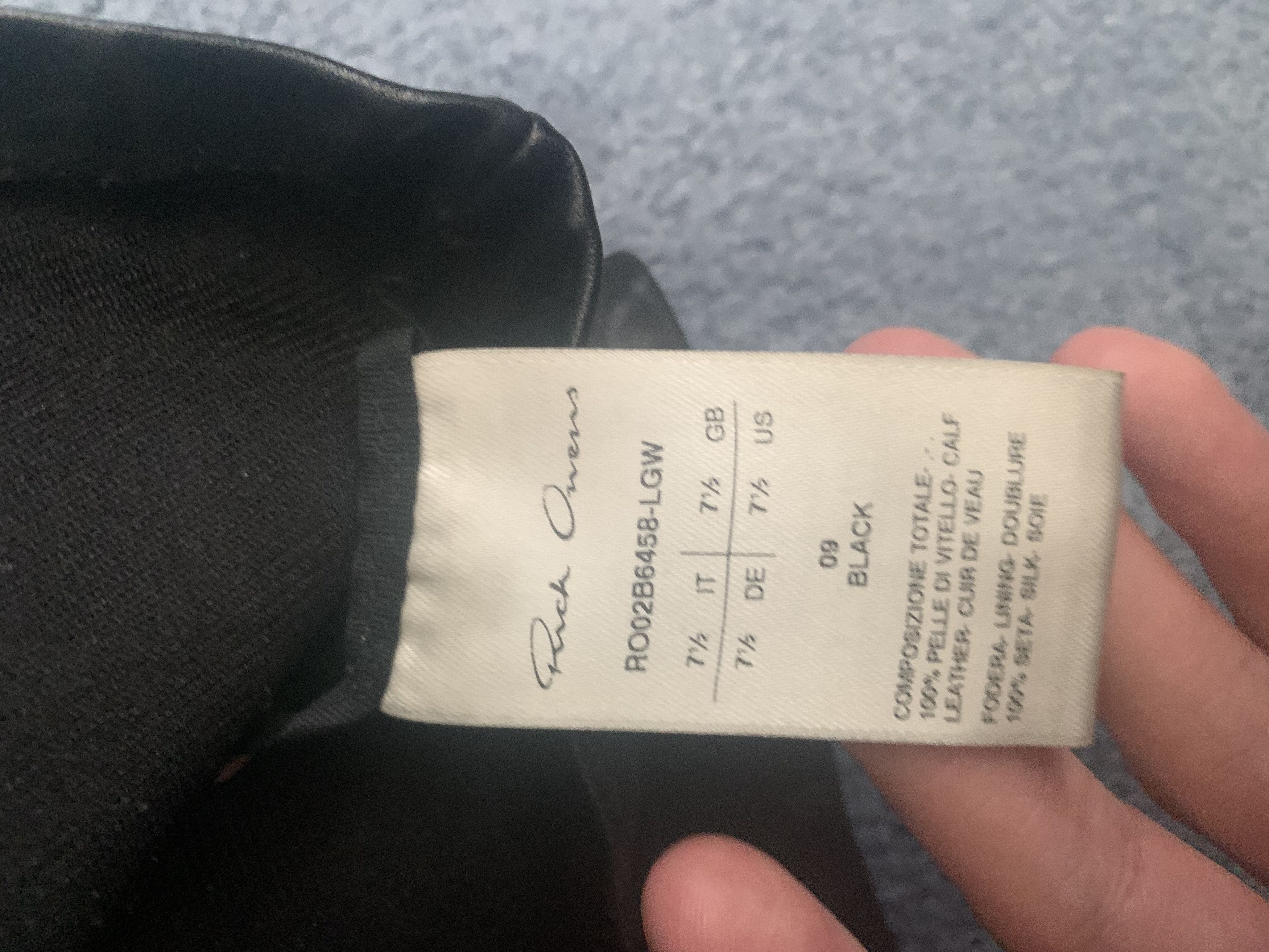 Rick Owens Rick Owens Strobe FW22 Gauntlets Size ONE SIZE - 5 Thumbnail