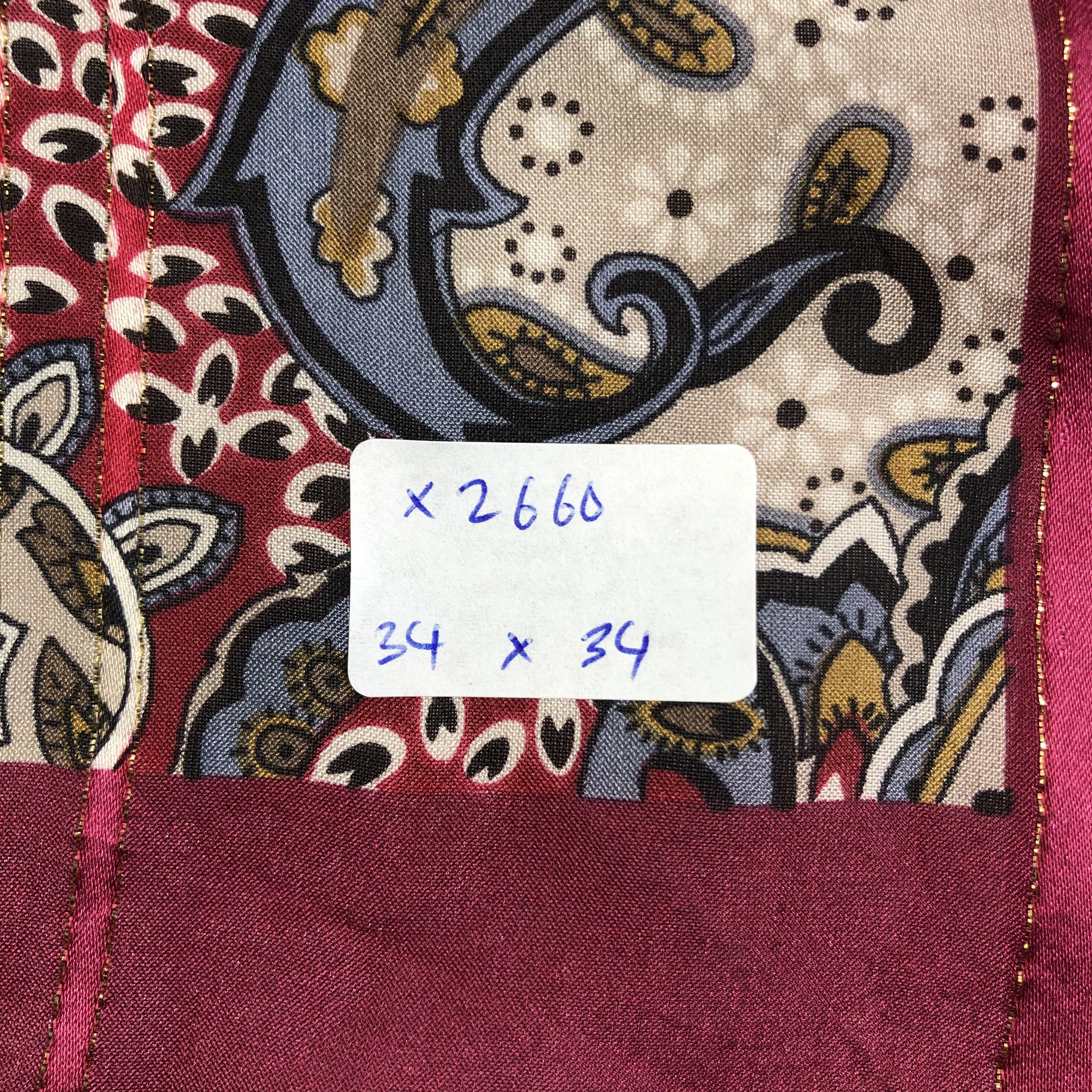 Vintage Vintage Silk Scarf Size ONE SIZE - 7 Thumbnail