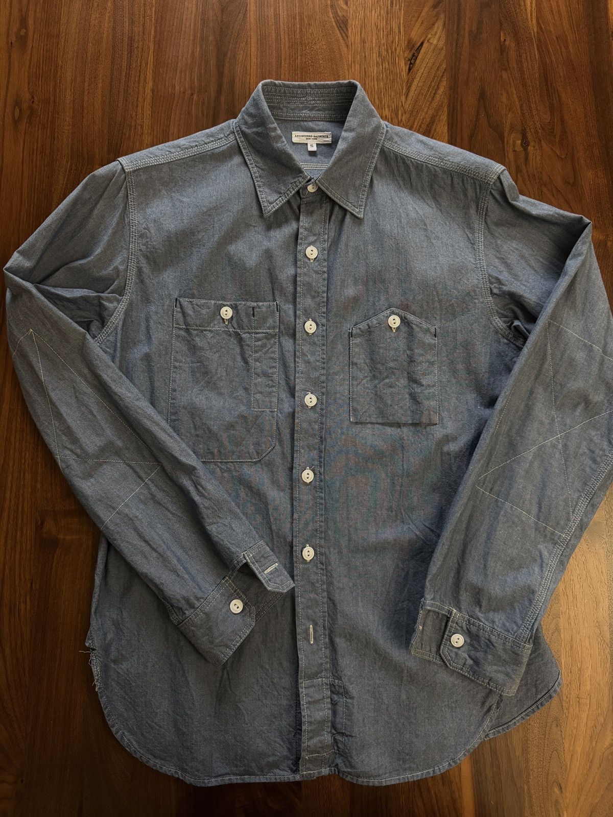 Engineered Garments Engineer Garment Indigo Chambray Shirt | Grailed