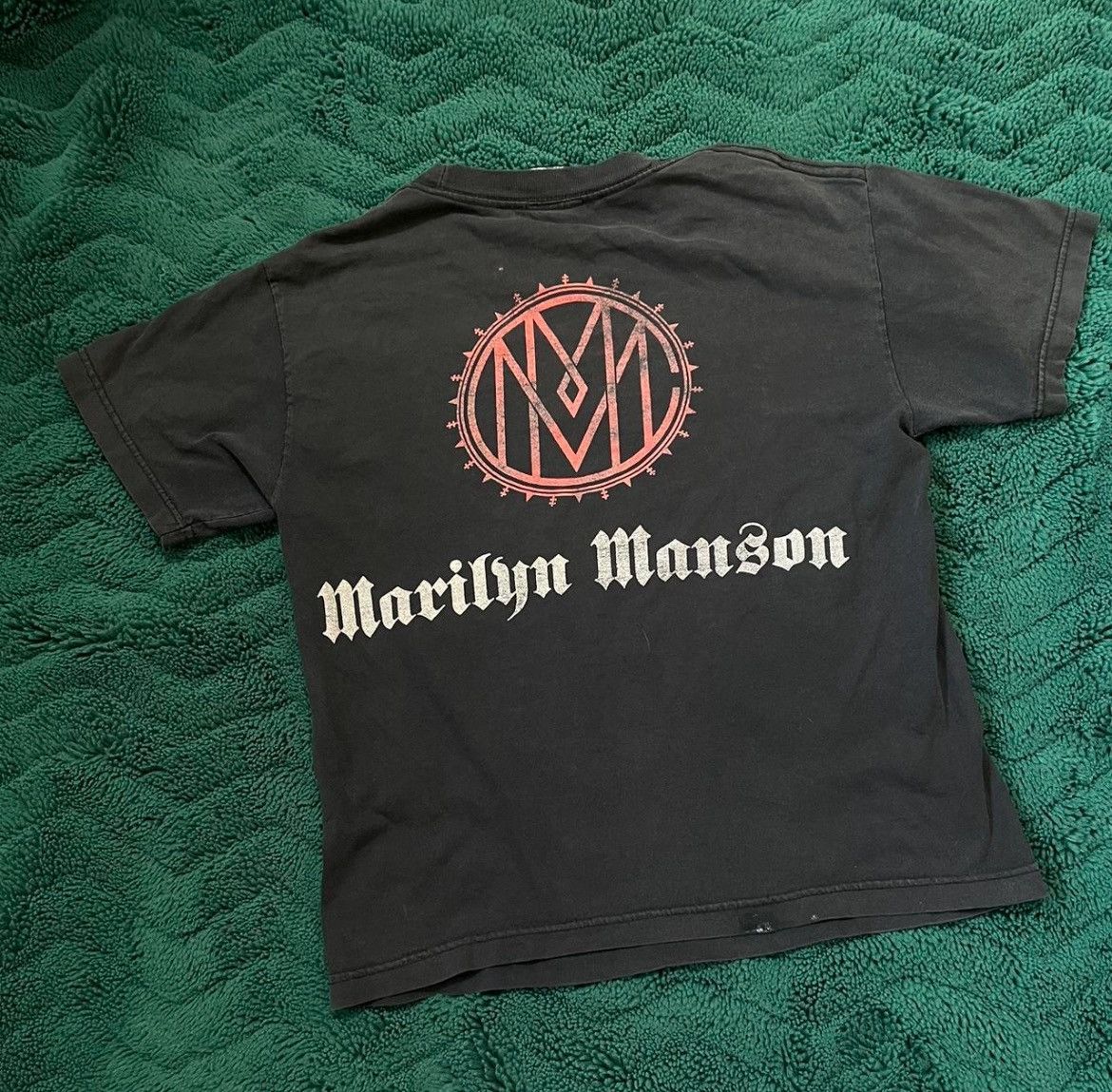 Giant Marylin Manson Graphic T Shirt Size US XS / EU 42 / 0 - 2 Thumbnail