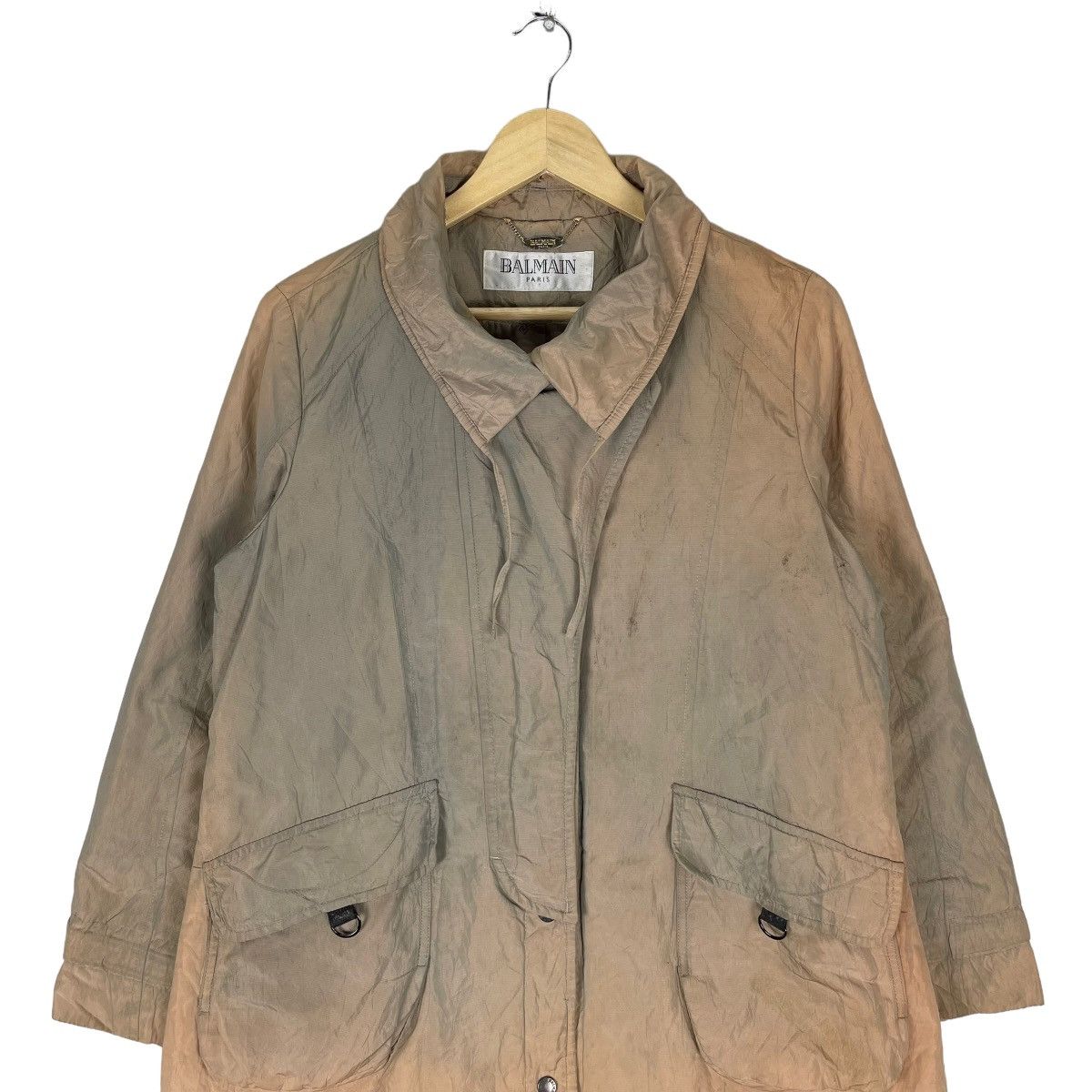 Balmain ☀️BALMAIN TYE DYE SNAP BUTTON LIGHT JACKET Size M / US 6-8 / IT 42-44 - 2 Thumbnail
