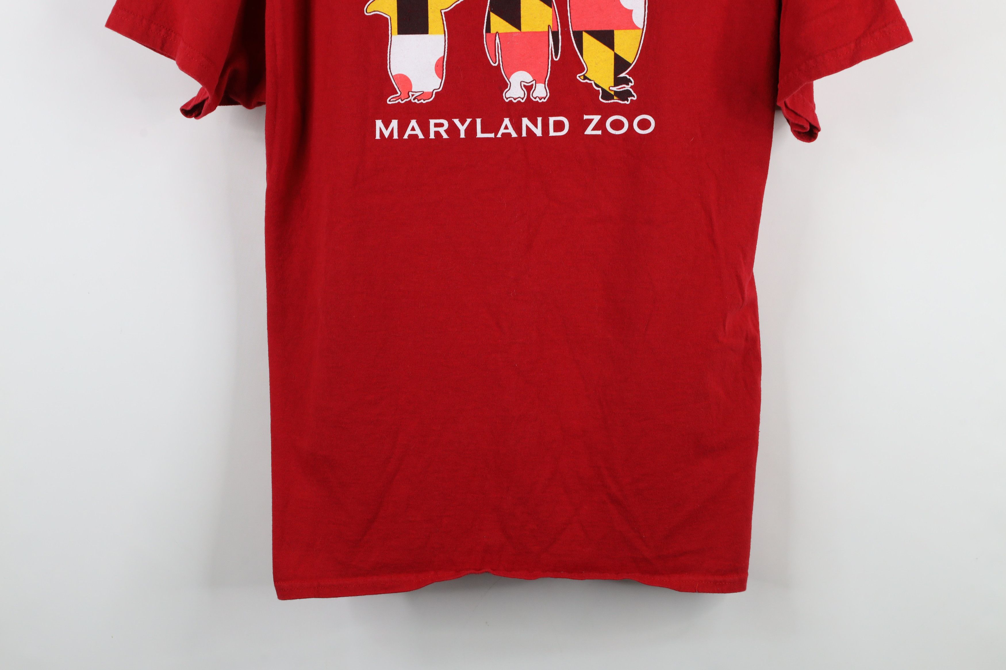 Vintage Vintage 90s Y2K Maryland Zoo Penguins Short Sleeve T-Shirt Size US L / EU 52-54 / 3 - 3 Thumbnail