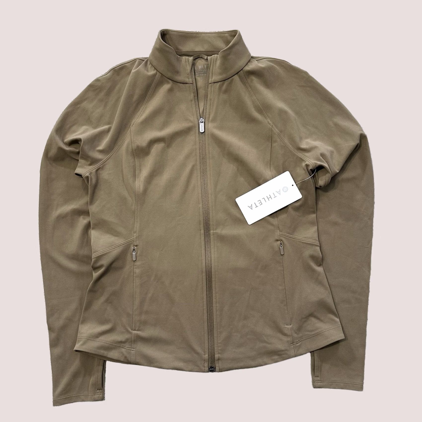 Athleta Athleta Jacket Main Selling Point Womens L Brown Full Zip Hooded Athletic Athleisure 578068 Winter Spring Fall Running & Jogging Womens Size L / US 10 / IT 46 - 1 Thumbnail