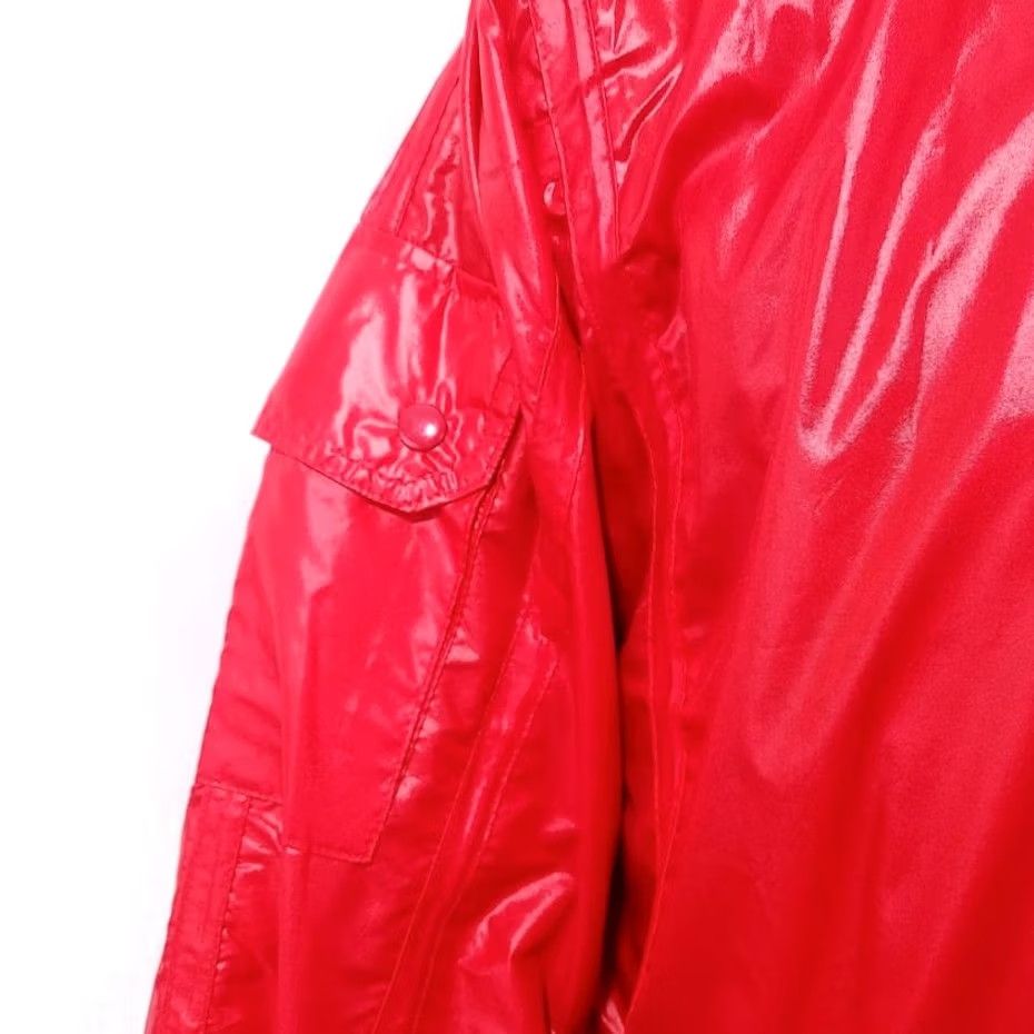 Vintage VINTAGE Satellite Truck Racing Jacket Mens Large Red Norman Todd Bomber Cafe Racer 80s Flight/Bomber Racing Mens Size US L / EU 52-54 / 3 - 4 Thumbnail