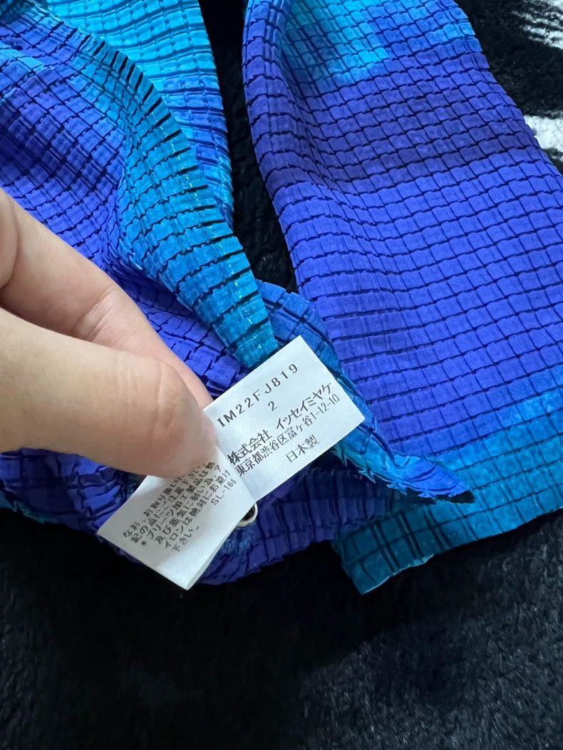 Issey Miyake Issey Miyake size:2 Gradient blue cardigan Size M / US 6-8 / IT 42-44 - 6 Thumbnail