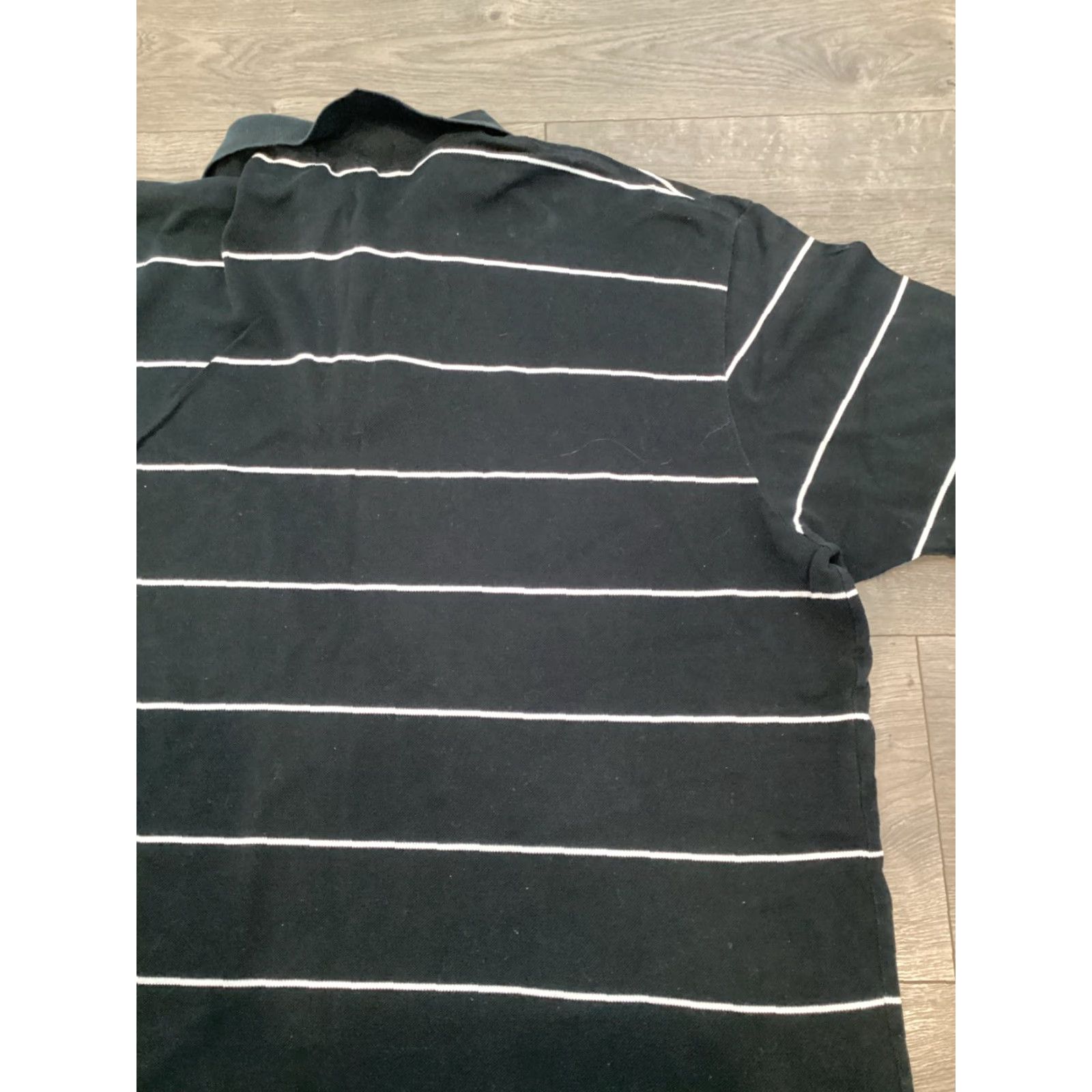 Ralph Lauren VINTAGE Ralph Lauren Striped Polo Shirt XL Black 90s Casual Mens Size US XL / EU 56 / 4 - 7 Thumbnail