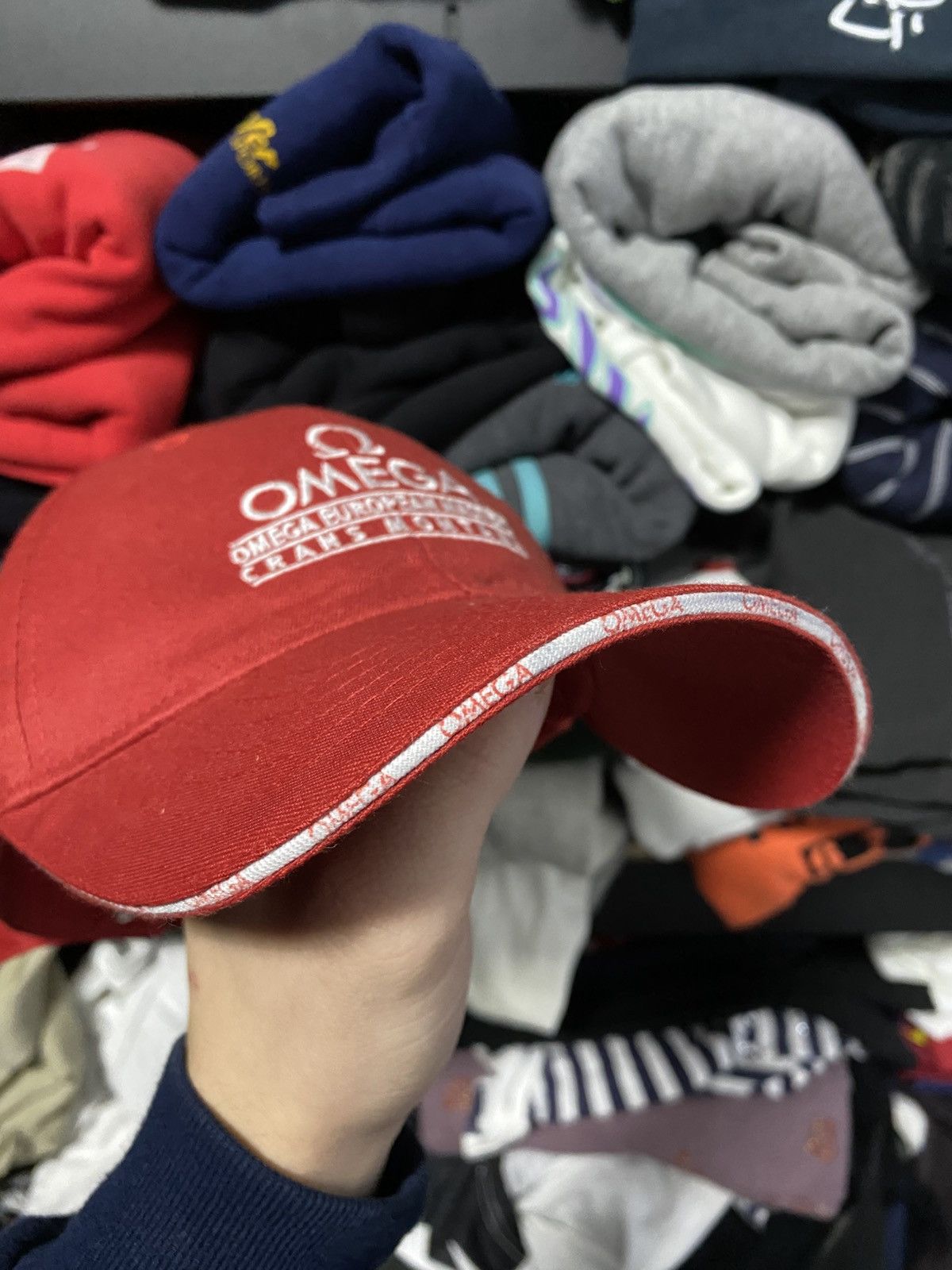 Omega × Vintage Vintage 90s OMEGA Logo Cap Hat Rolex Cartier Omega Size ONE SIZE - 2 Thumbnail