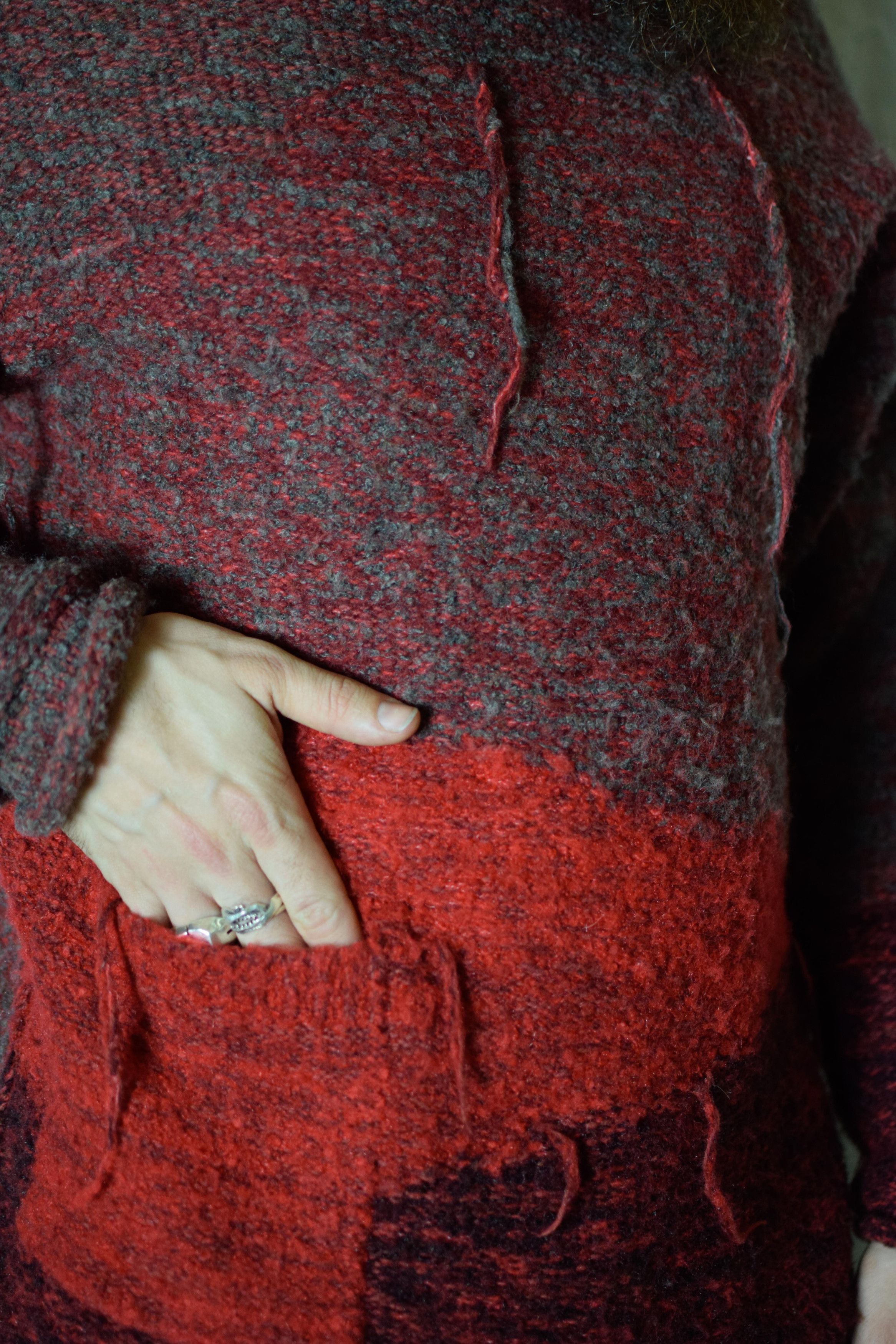 The Viridi-anne The Viridi-Anne AW23 Reversible Grunge Sweater - VI-3652-07 Size US L / EU 52-54 / 3 - 10 Thumbnail