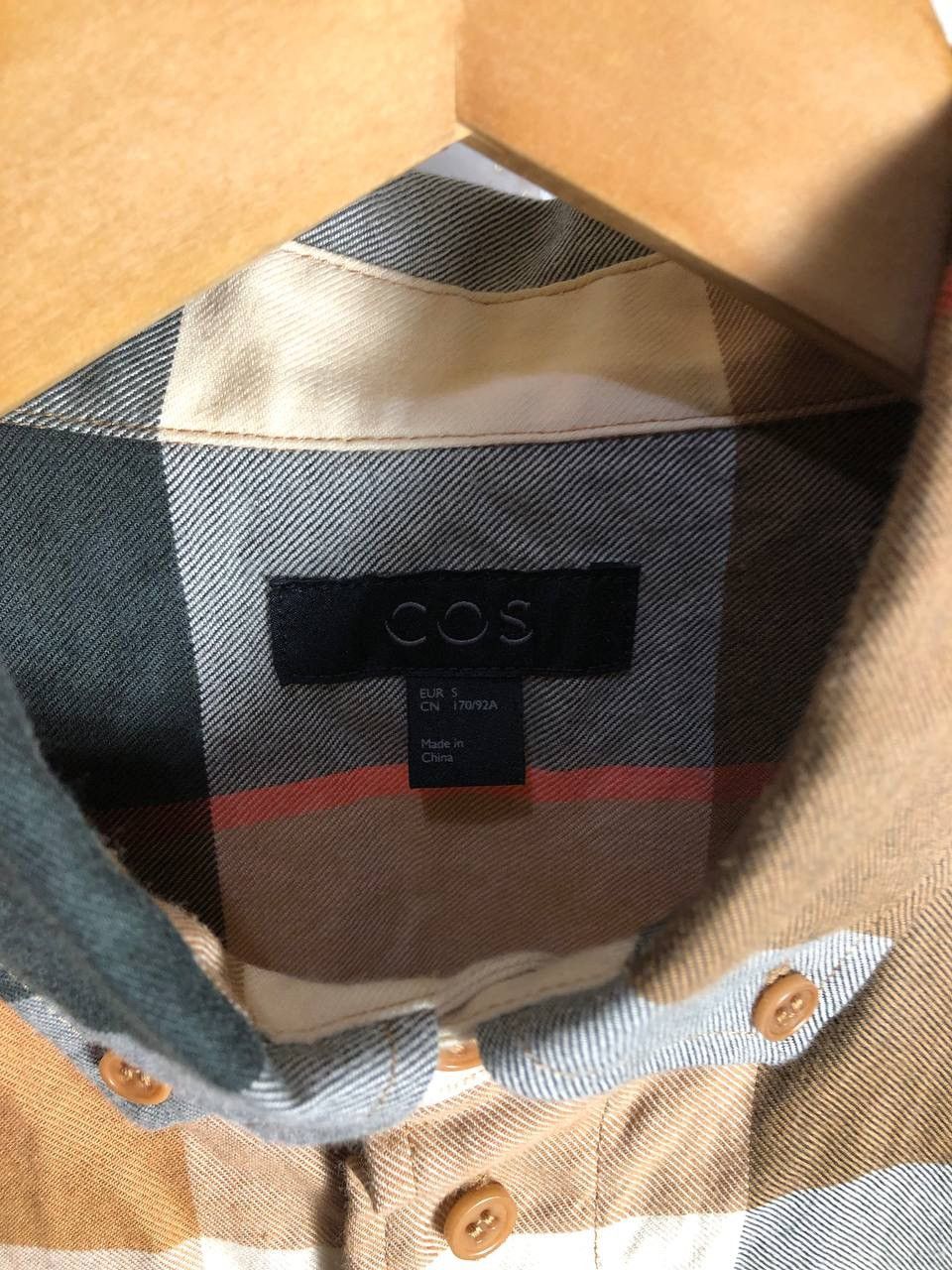 Cos VINTAGE COS FLANNEL CLASSIC SHIRT ITALIAN DESIGNER DELUX Y2K Size US S / EU 44-46 / 1 - 4 Thumbnail