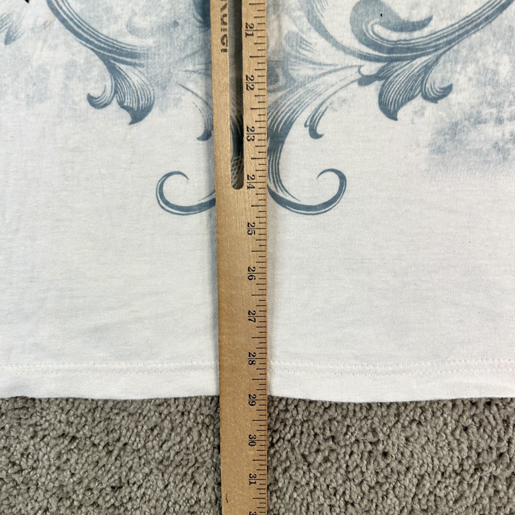 Express DWNTWN Express Shirt Mens Large White Graphic Tattoo Ascendance Luster Tee Short Sleeve Crew Neck Size US L / EU 52-54 / 3 - 6 Thumbnail