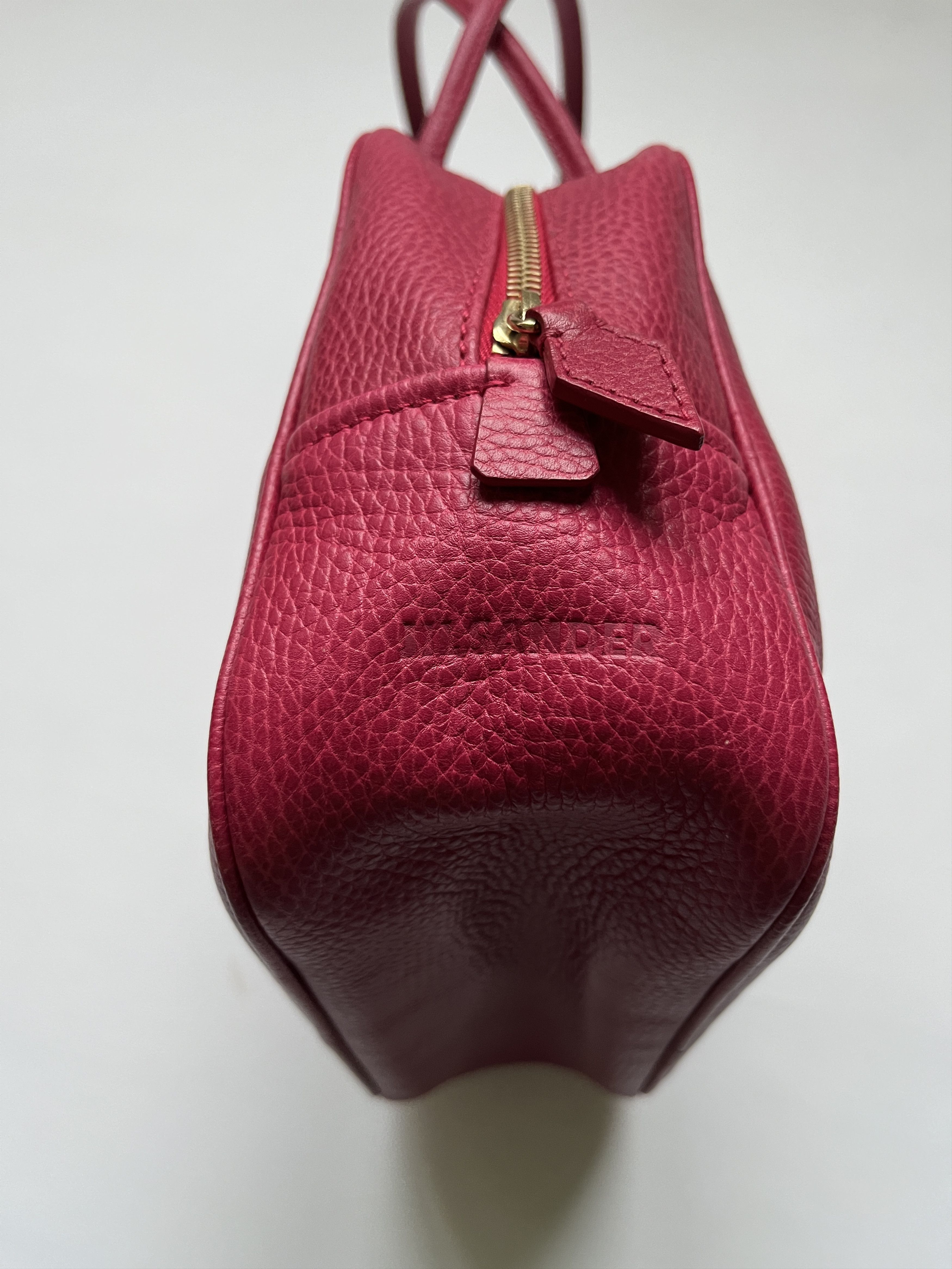 Jil Sander ⚡️QUICK SALE⚡️Jil Sander Dark Pink Leather Shoulder Bag Size ONE SIZE - 3 Thumbnail