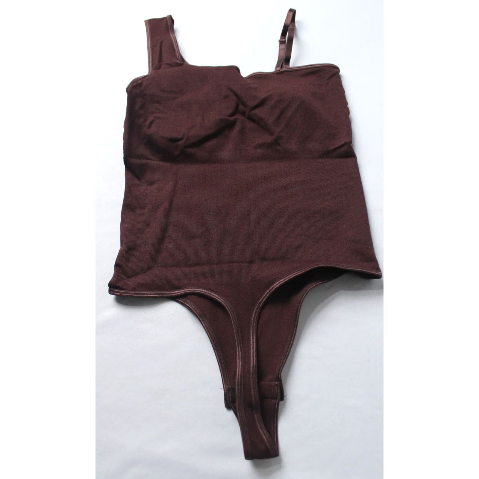 Vintage Soo Slick Women's Shapewear Bodysuit Brown Size XL Size XL / US 12-14 / IT 48-50 - 3 Thumbnail