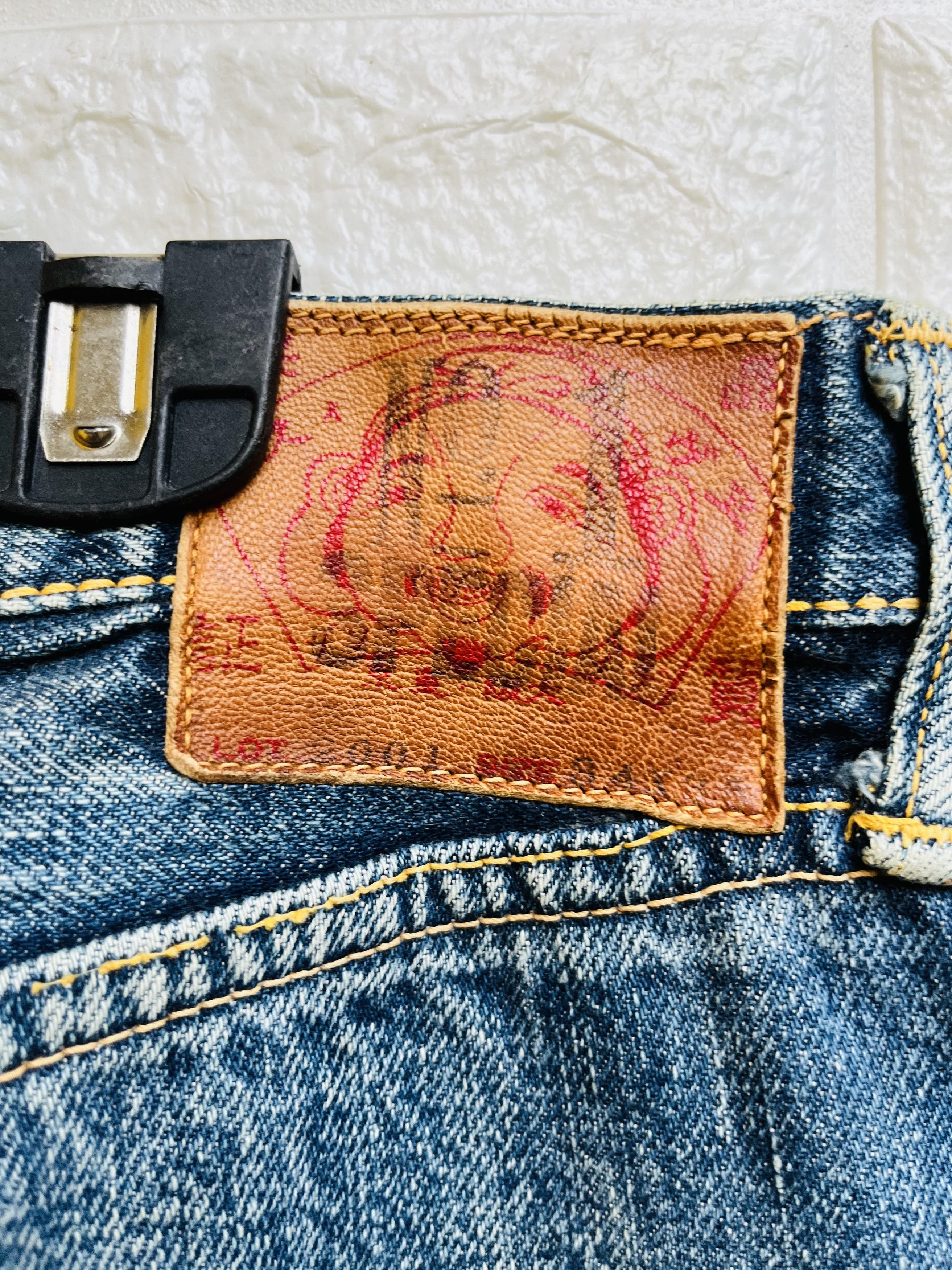 Evisu Vintage Evis Distressed Japanese Designer Fashion Style Size US 31 - 12 Thumbnail