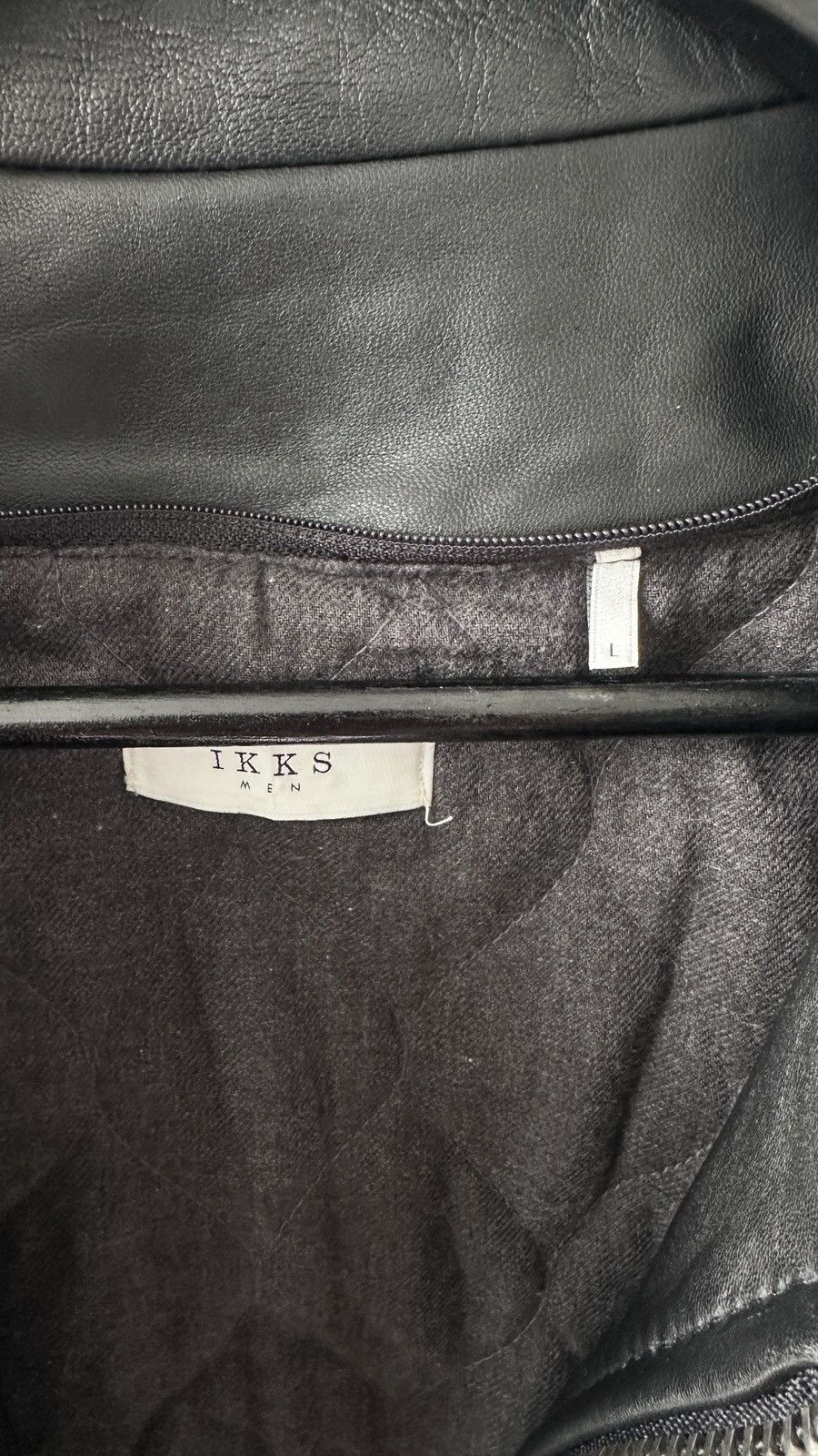 IKKS IKKS Lambskin Leather Jacket Cafe Racer Moto Biker Bomber L Size US L / EU 52-54 / 3 - 17 Thumbnail