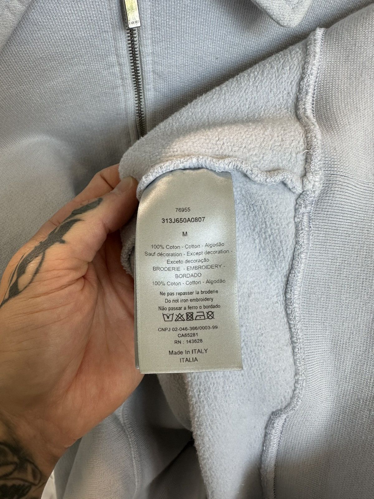 Dior Dior “Christian Dior Couture” Half Zip Oversized Sweater Size US M / EU 48-50 / 2 - 7 Thumbnail