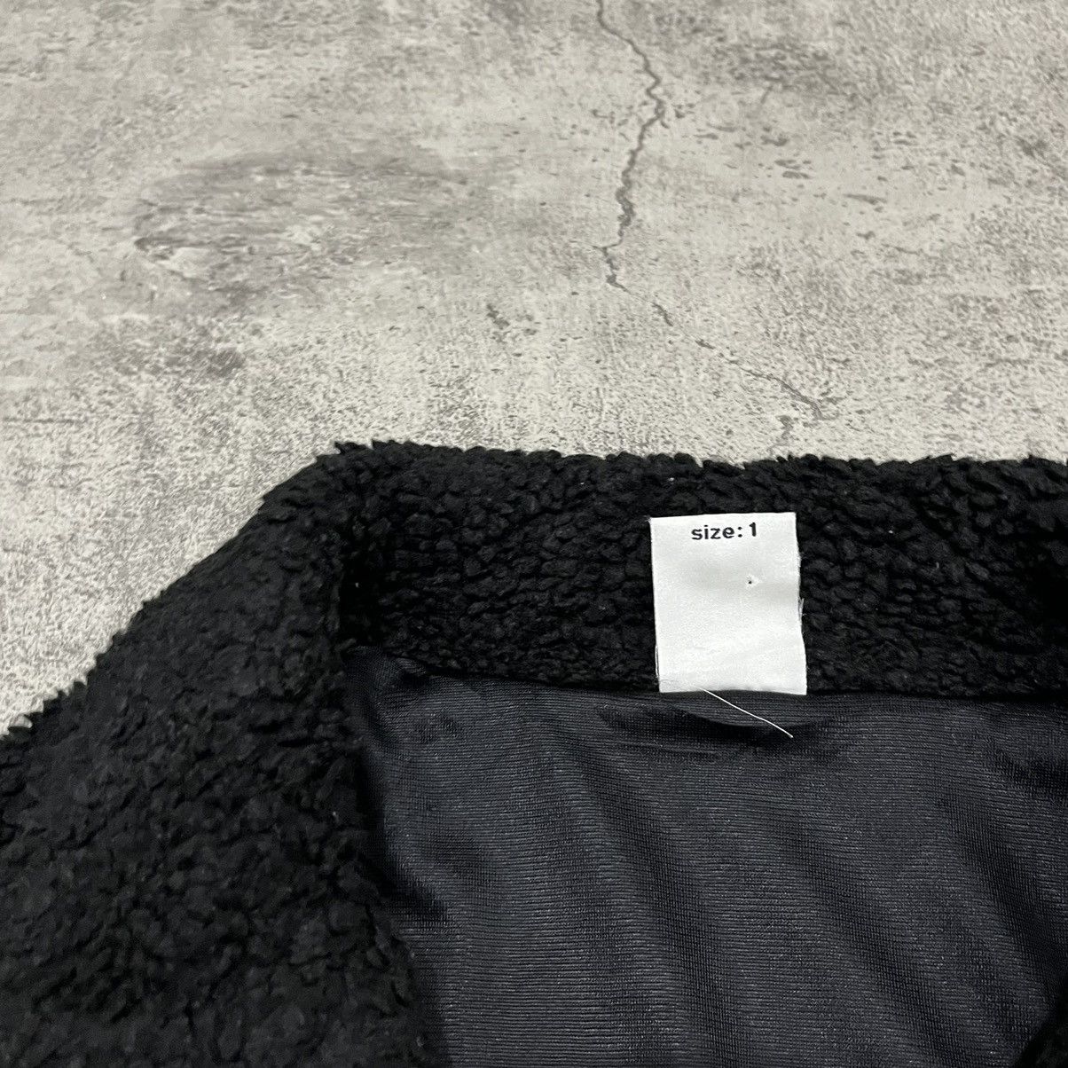 Japanese Brand × X-Girl X-Girl Boa Fleece Coach Jacket - Black Size M / US 6-8 / IT 42-44 - 9 Thumbnail