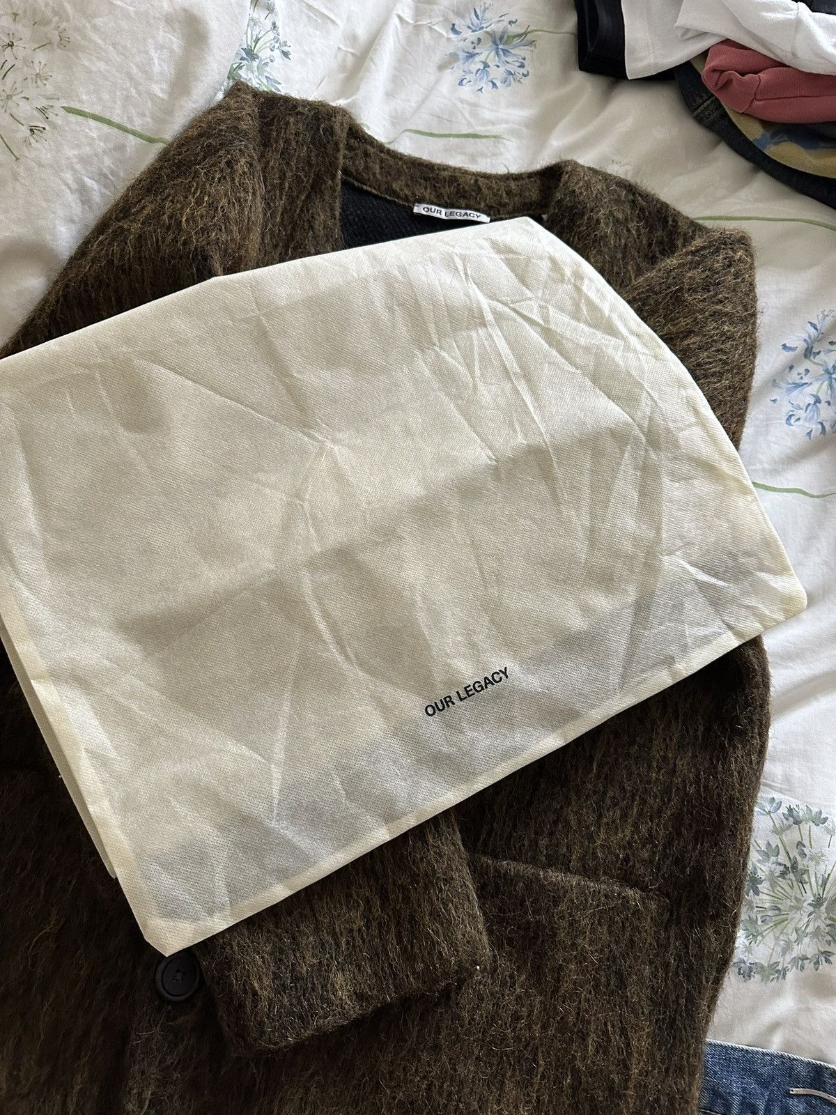 Our Legacy FW21 Grail Our Legacy wool alpaca brown cardigan sweater Size US M / EU 48-50 / 2 - 18 Thumbnail