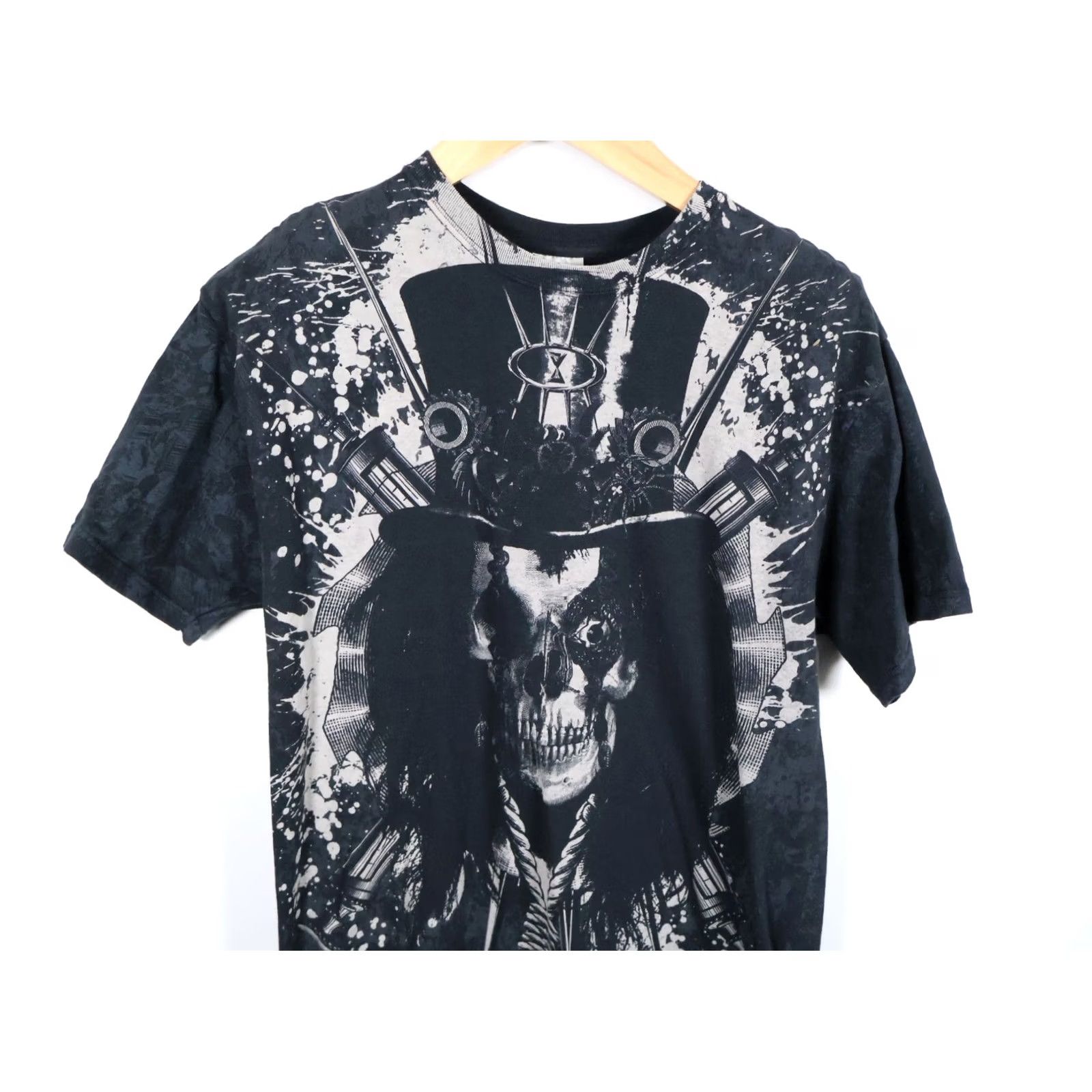 Hanes Alice Cooper Theatre of Death Tour T-Shirt Men M Black Cotton Logo Double-Sided Vintage No Size US M / EU 48-50 / 2 - 4 Thumbnail