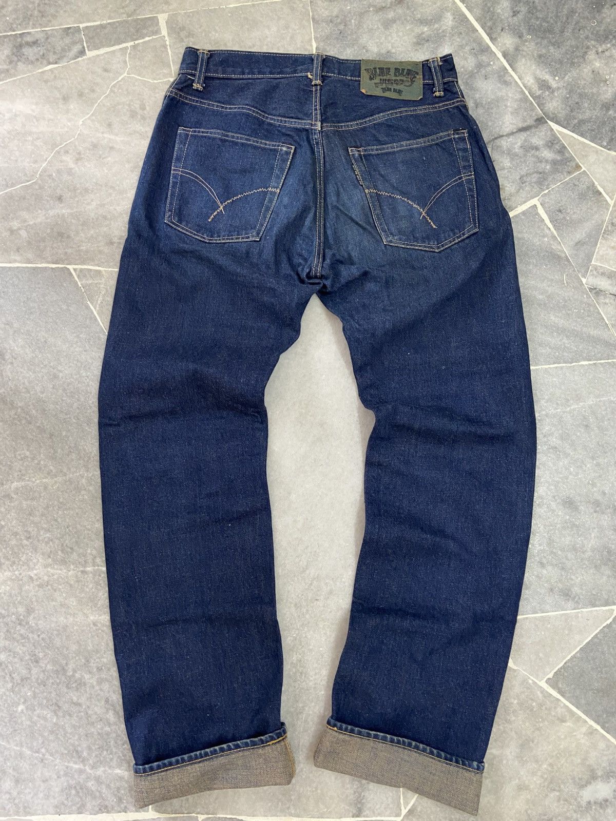 Blue Blue Japan × Jean Iron HR Market Blue Blue Japan Selvedge Jeans Size US 31 - 7 Thumbnail