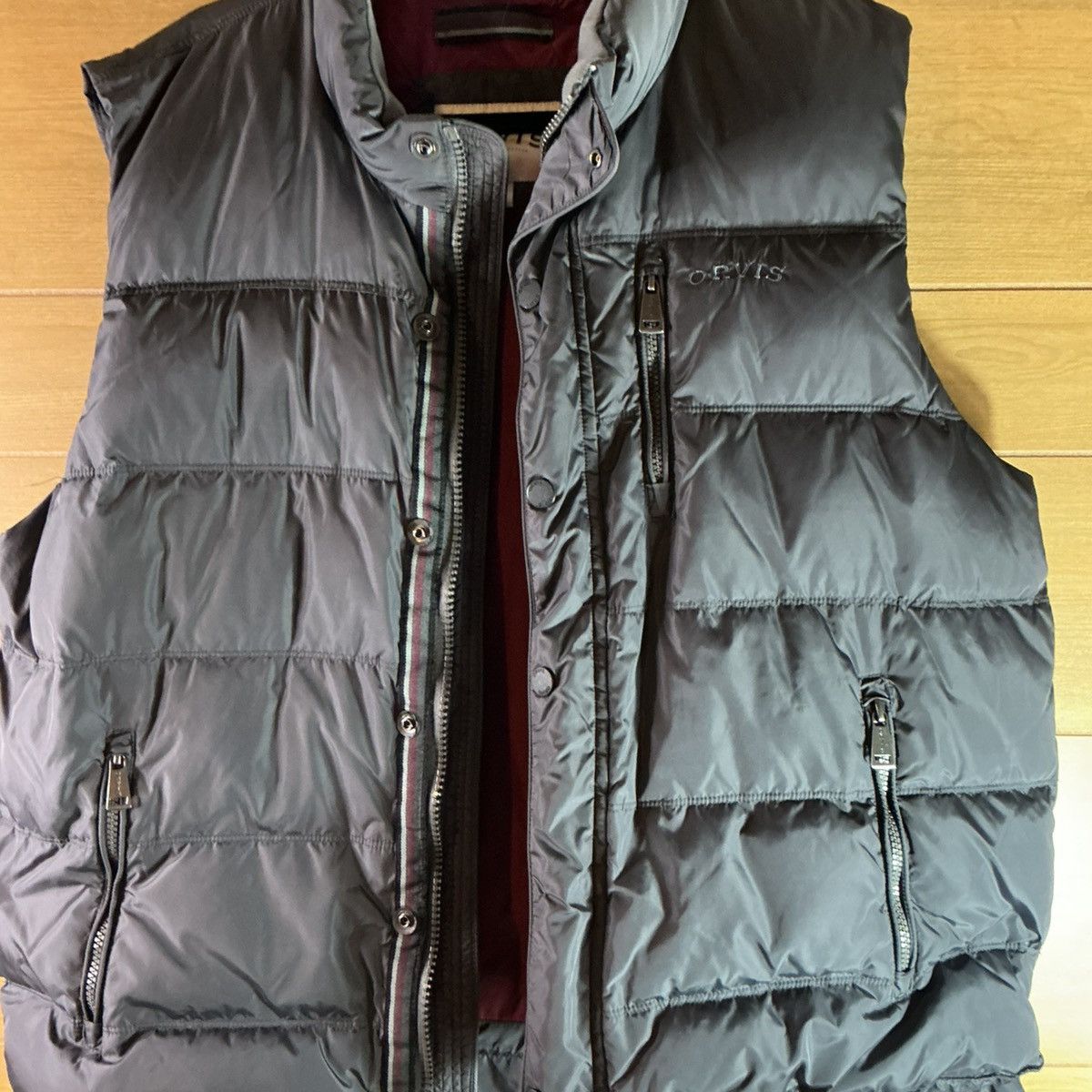 Orvis Orvis Men's xl Dark Gray Puffer Down Vest jacket coat winter Size US XL / EU 56 / 4 - 3 Thumbnail