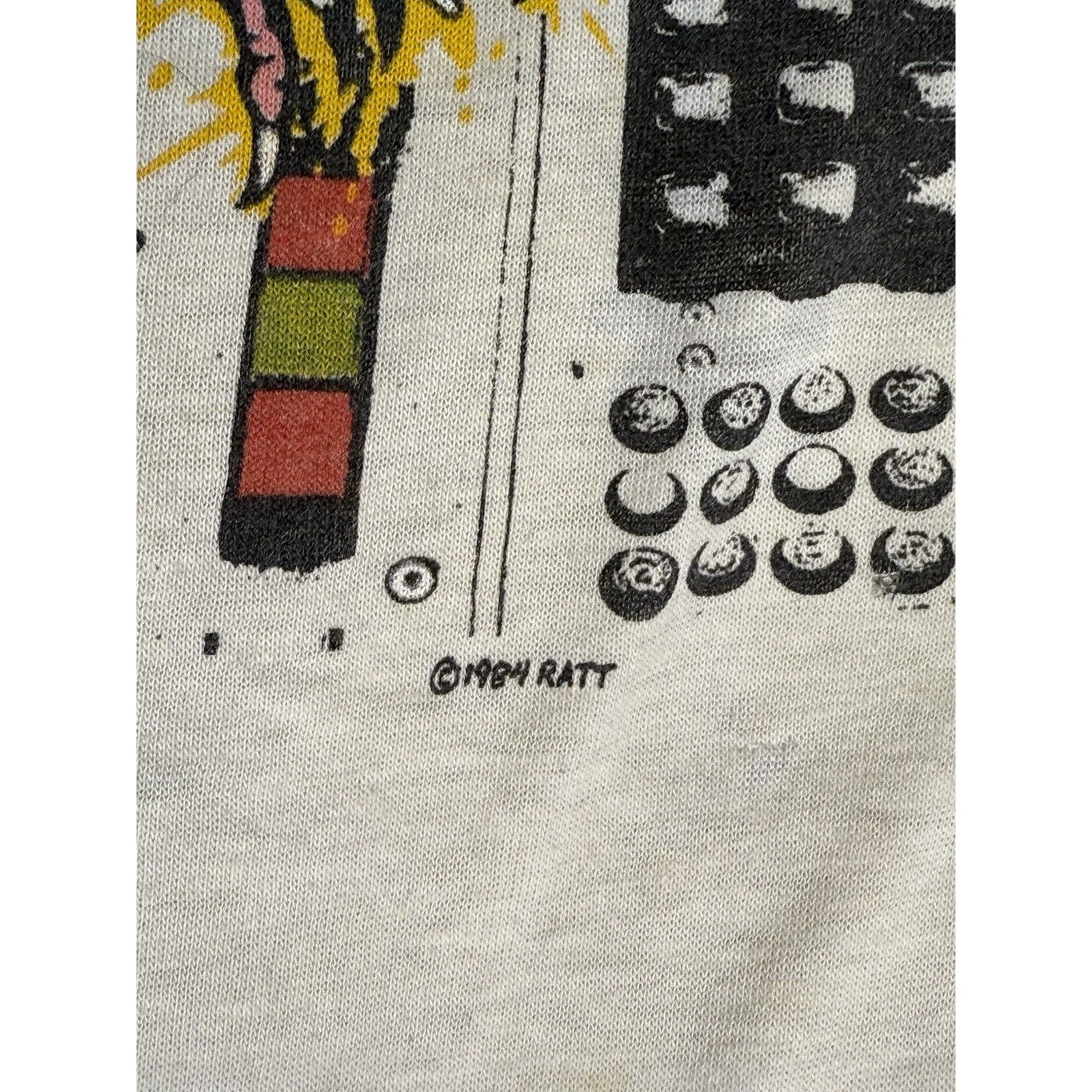 Hanes Vintage RATT Raglan 1984 tour rock metal 80s Size Medium Size US M / EU 48-50 / 2 - 14 Thumbnail