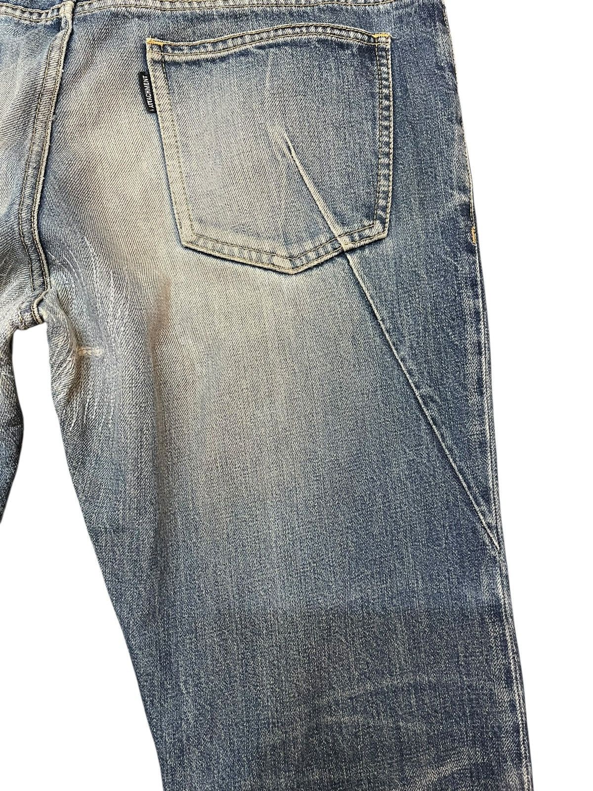 Kazuyuki Kumagai Attachment Vintage Attachment By Kazuyuki Kumagai Curve Leg Flare Denim Size US 36 / EU 52 - 8 Thumbnail