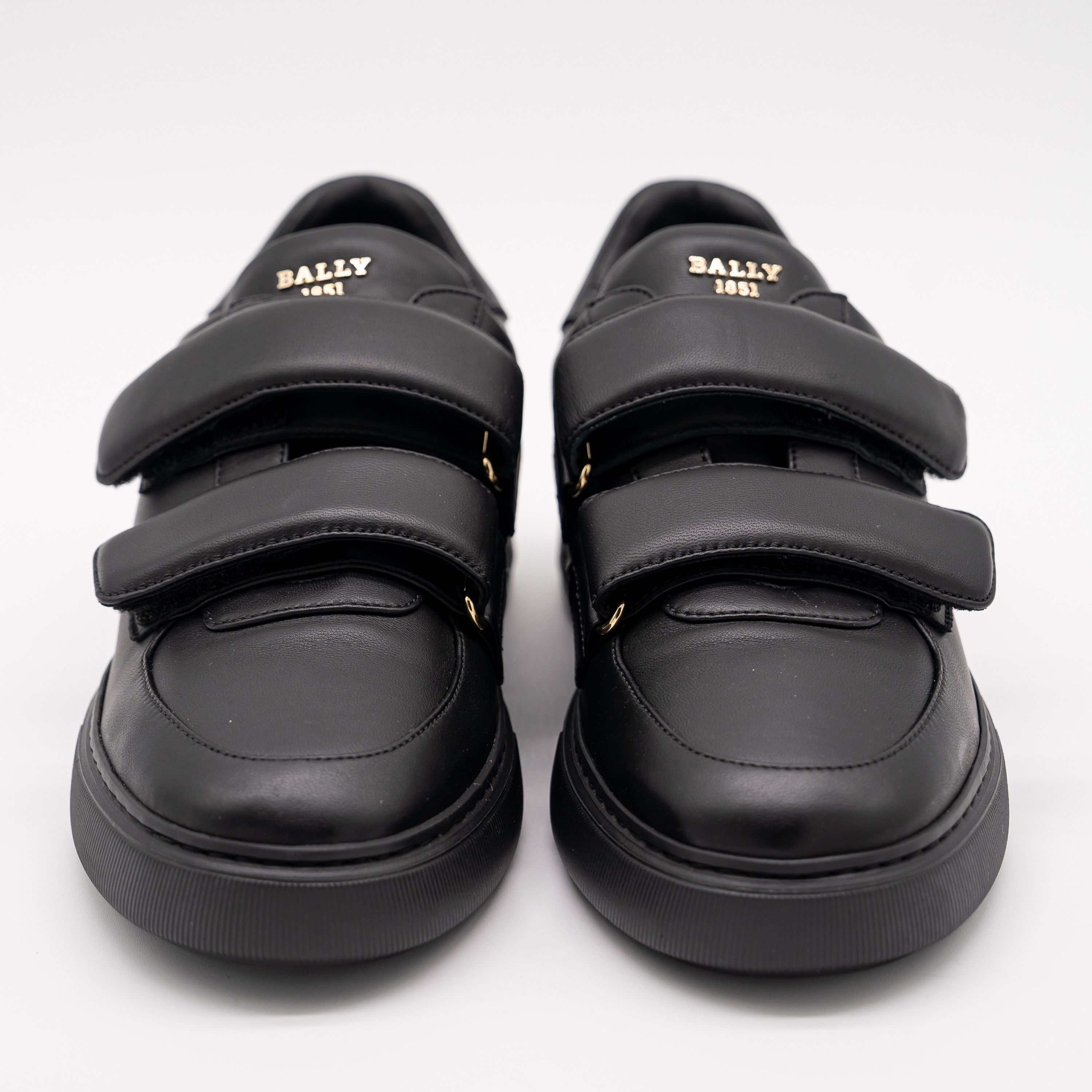 Bally 8 Bally Maylor Black Leather Sneakers Strap Size US 8 / EU 41 - 2 Thumbnail
