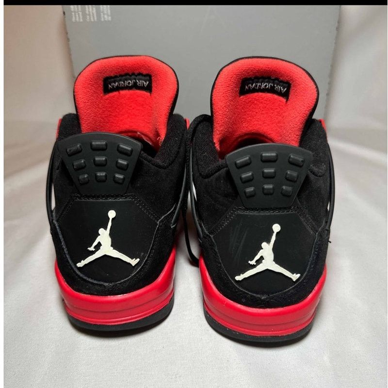 Jordan Brand × Nike Size 7 - Nike Air Jordan 4 Retro GS Red Thunder Men's Shoes Size US 7 / EU 40 - 5 Thumbnail