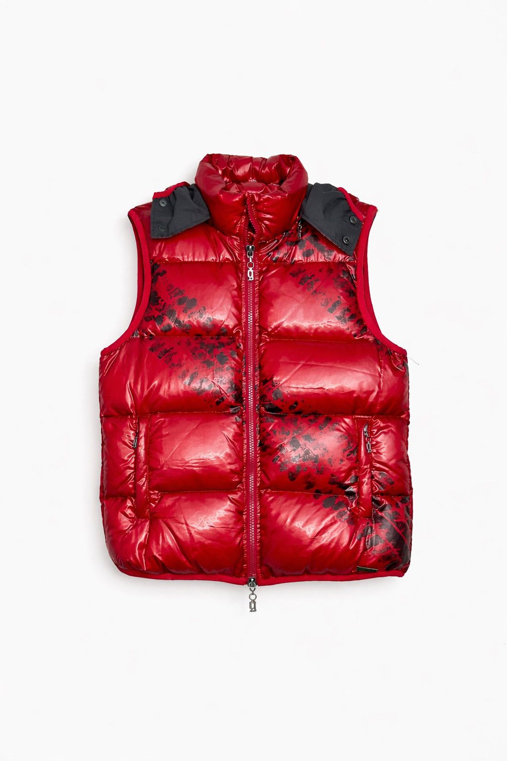 Jean Paul Gaultier Jean Paul Gaultier red Tyre mark down puffer vest jeacket Size US M / EU 48-50 / 2 - 1 Thumbnail