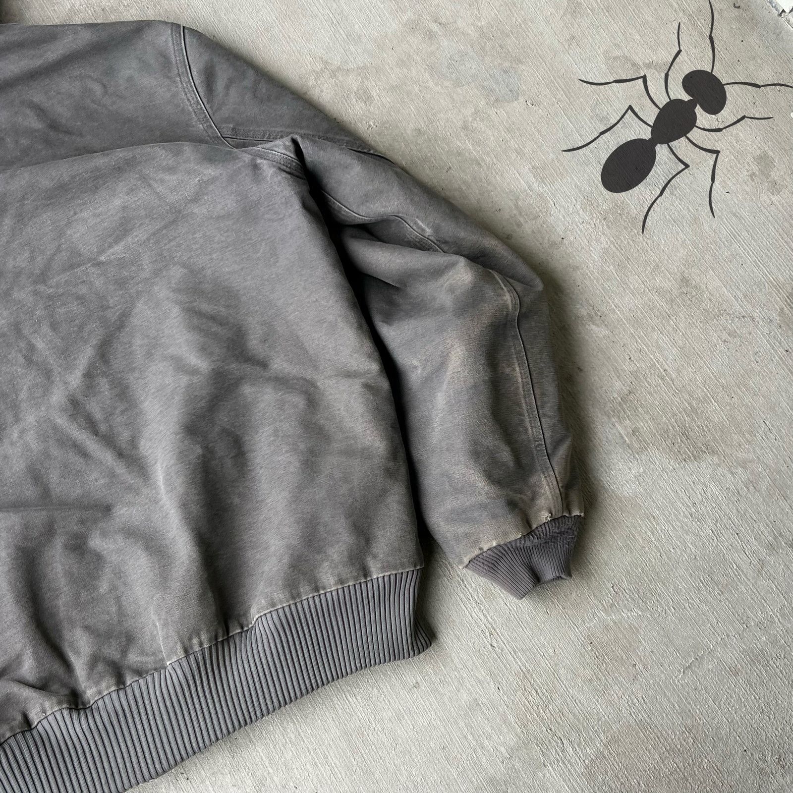 Carhartt × Vintage Carhartt J130 GVL gray hooded work wear jacket Size US XL / EU 56 / 4 - 13 Thumbnail