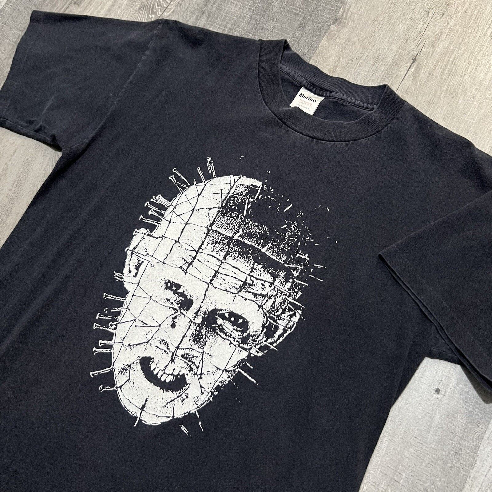 Vintage VTG Clive Barker Hellraiser Pin Head 90s Horror T Shirt L Size US L / EU 52-54 / 3 - 2 Thumbnail