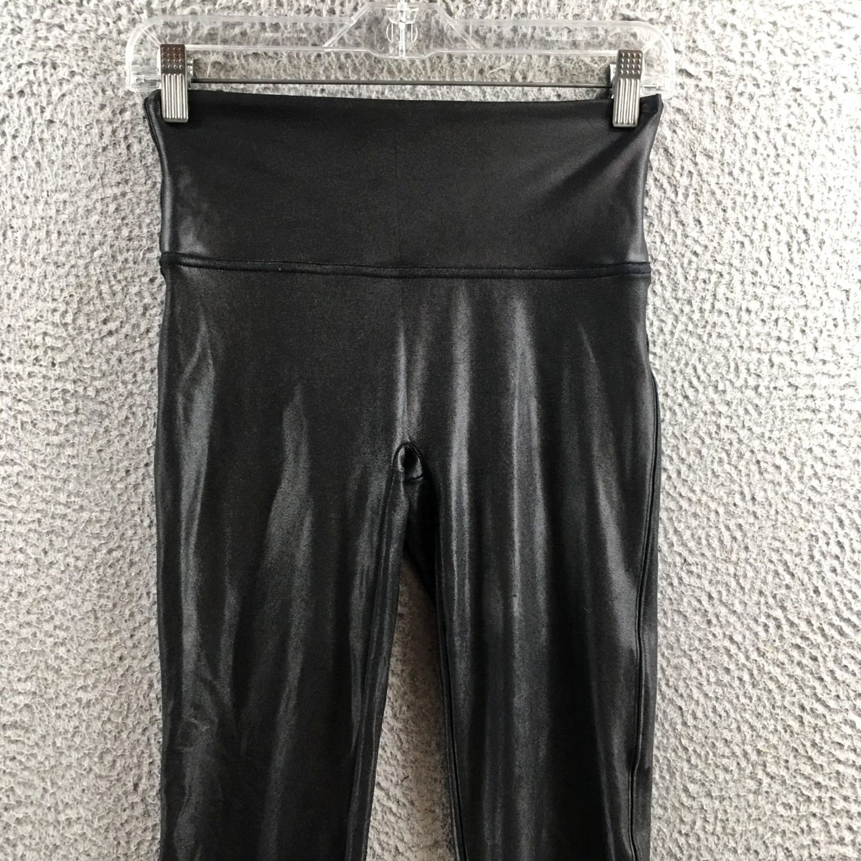 Spanx Spanx Skinny Leggings Womens Medium Black High Rise Stretch Pull On Pants Size 32" / US 10 / IT 46 - 2 Thumbnail