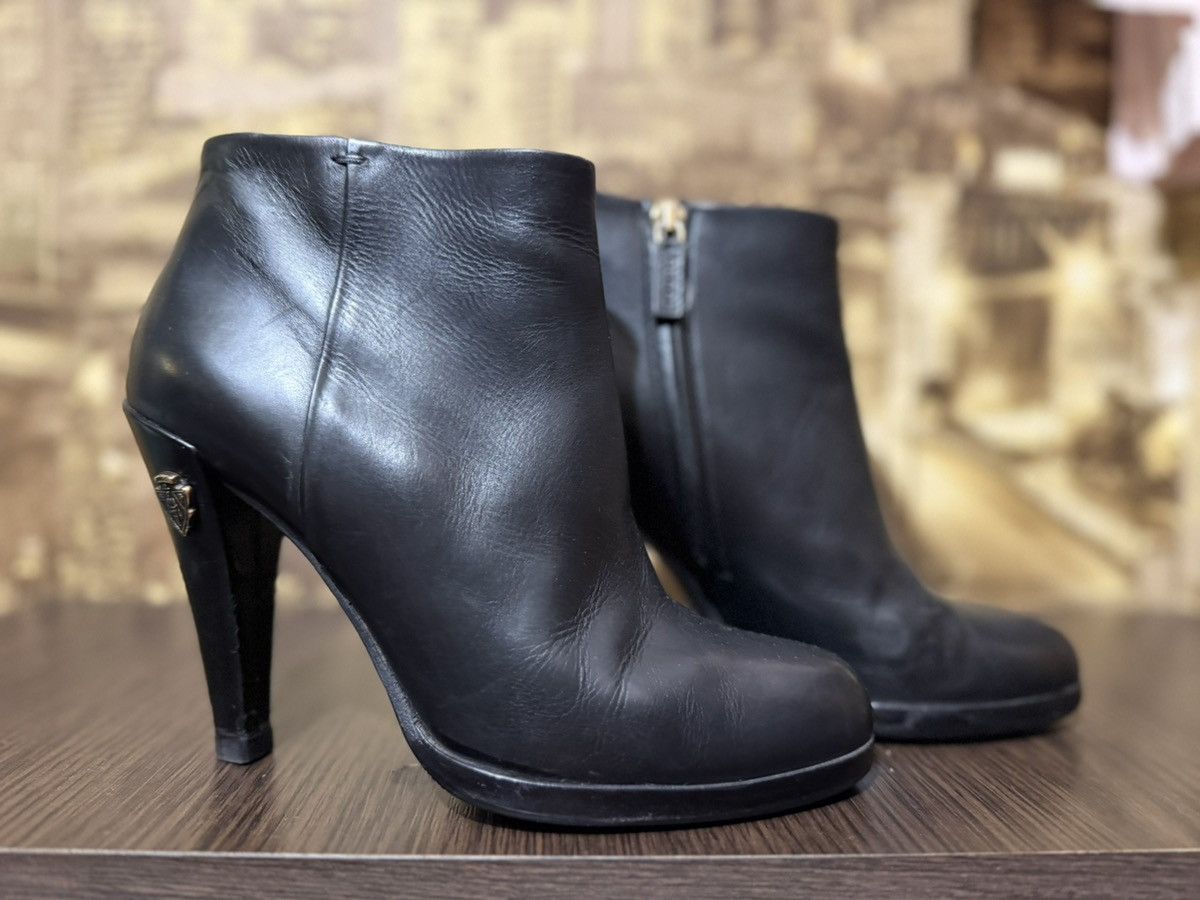 Gucci Gucci Black Leather Block Ankle Boots Size 35 1/2 Size US 5.5 / IT 35.5 - 2 Thumbnail