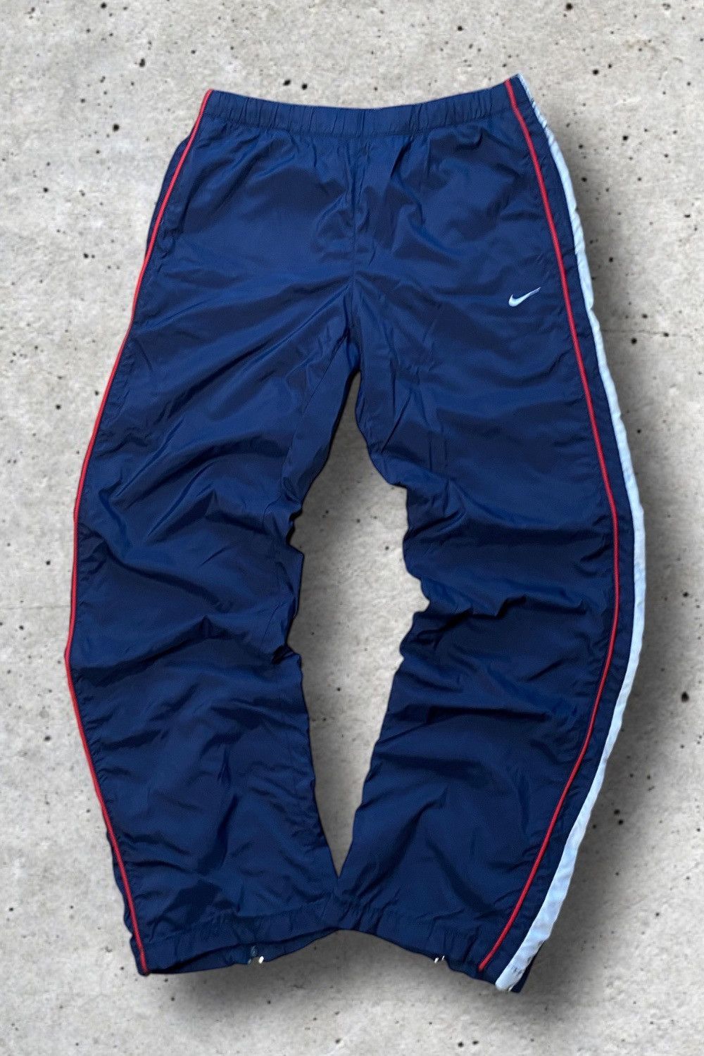Nike Nike Vintage Track Pants M Navy Blue, Blau Blue Men‘s Herren Size US 34 / EU 50 - 4 Thumbnail