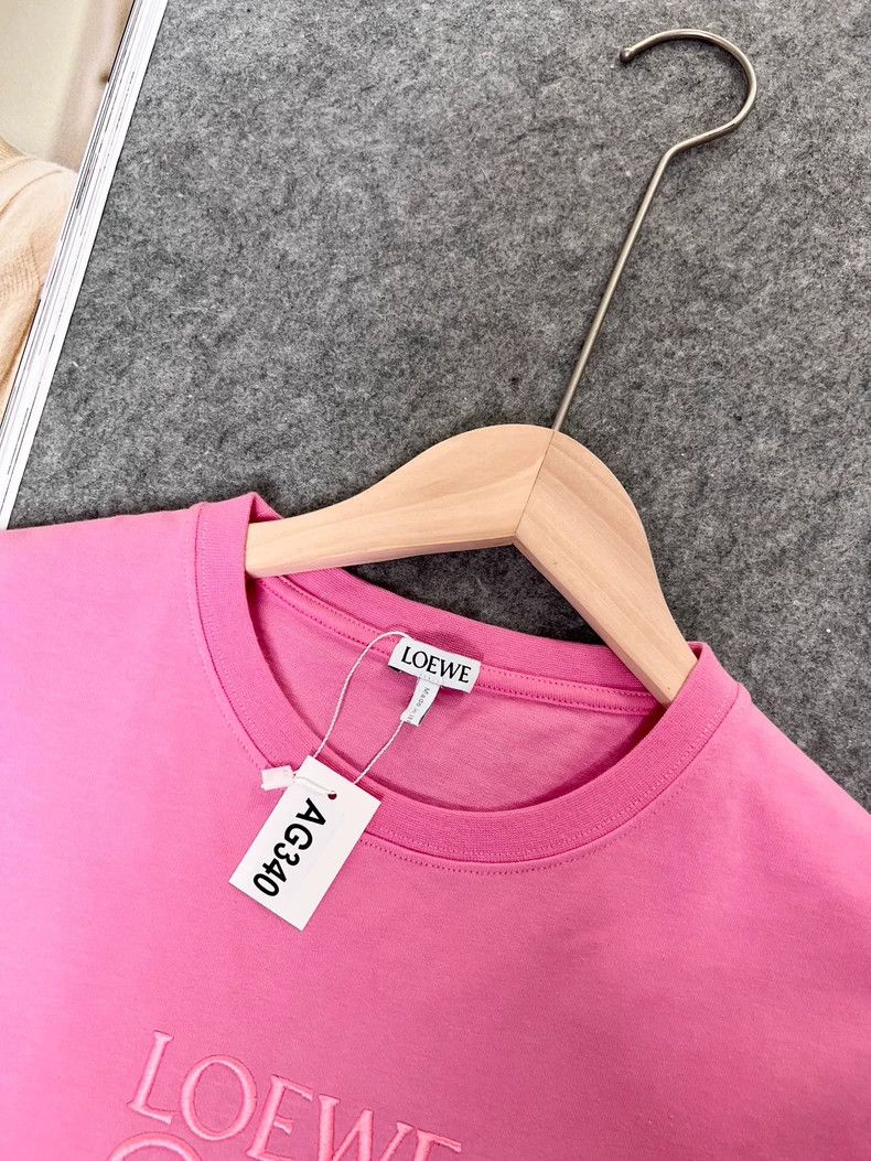Loewe LOEWE Solid color large Logo short sleeve T-shirt Size XS / US 0-2 / IT 36-38 - 3 Thumbnail
