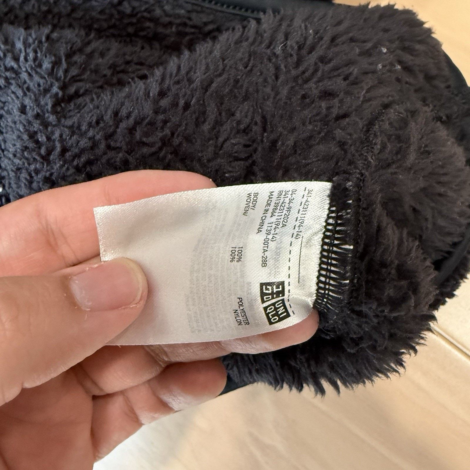 Engineered Garments × Uniqlo Uniqlo Engineered Garments Pullover SBlack Fleece Sweatshirt Size US S / EU 44-46 / 1 - 6 Thumbnail