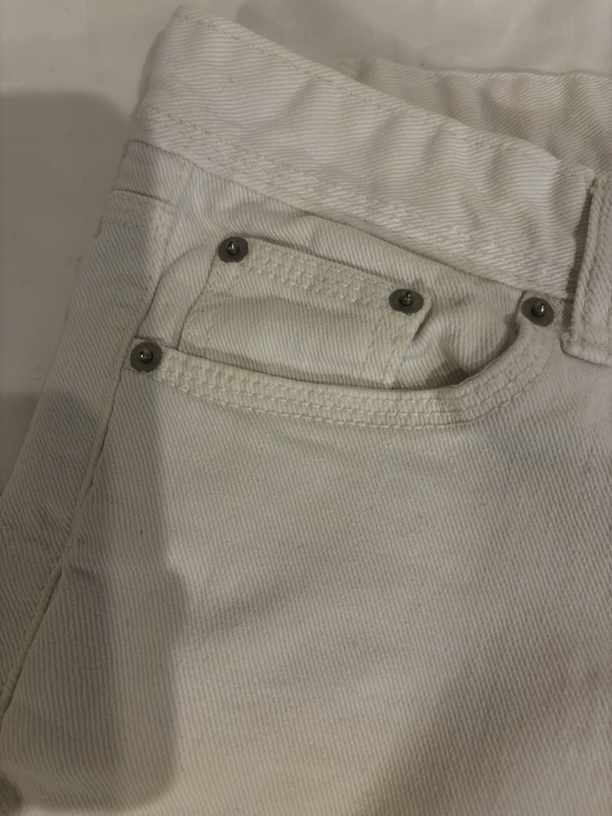 Other White denim Shorts.wp057 Size 28" / US 6 / IT 42 - 5 Thumbnail