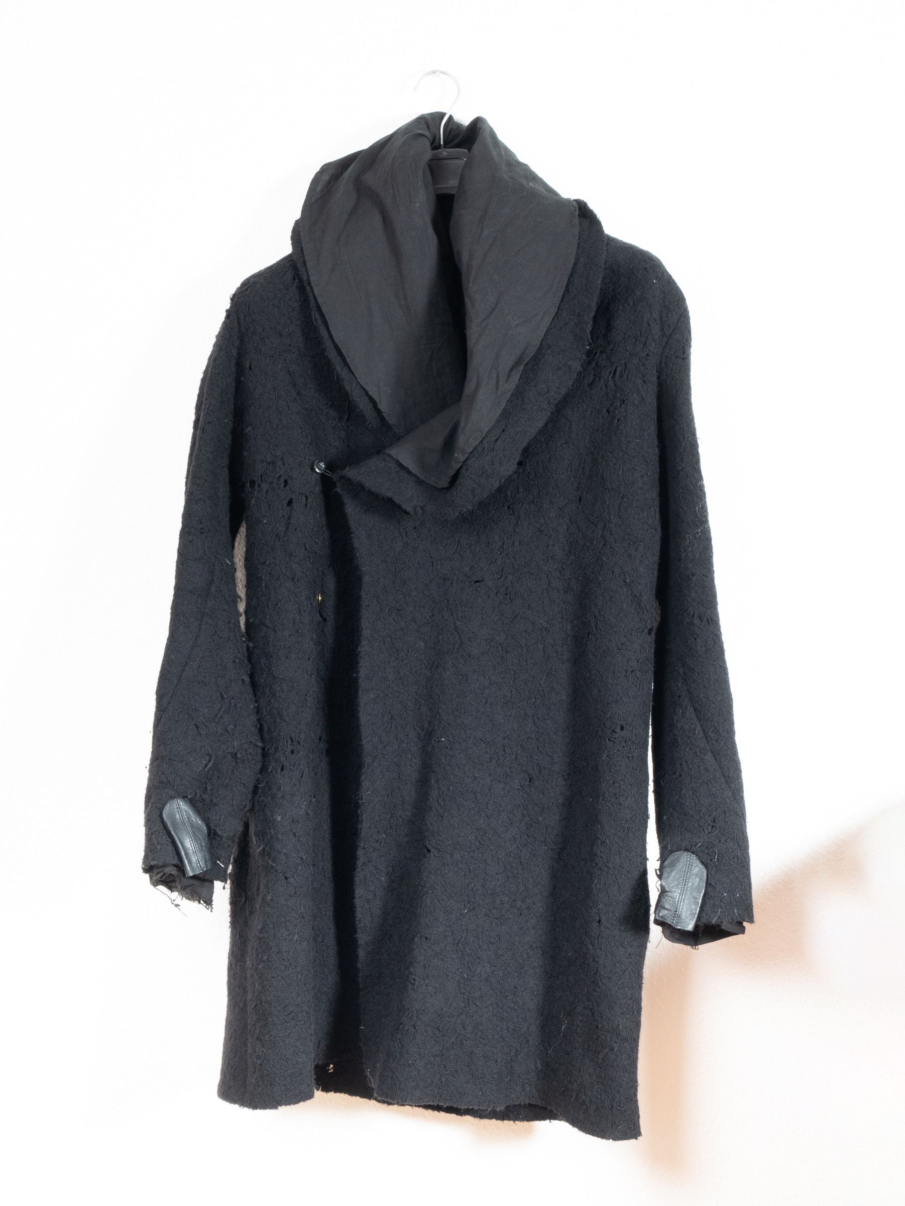 Obscur Recycled Wool Gloved Coat
