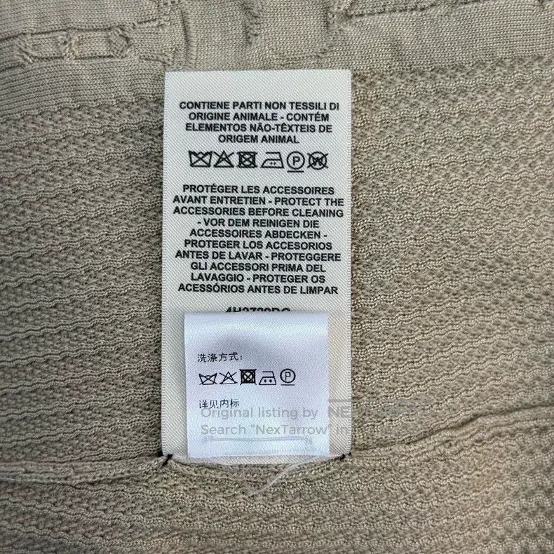 Hermes Hermes Khaki Chain Pattern Semi-Wool Sweater Size S / US 4 / IT 40 - 6 Thumbnail