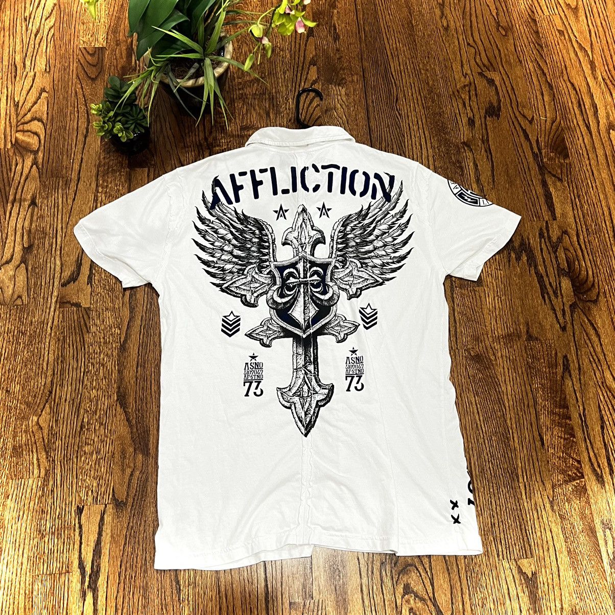 Affliction × Grunt Style AFFLICTION OG POLO Size US XXL / EU 58 / 5 - 1 Thumbnail